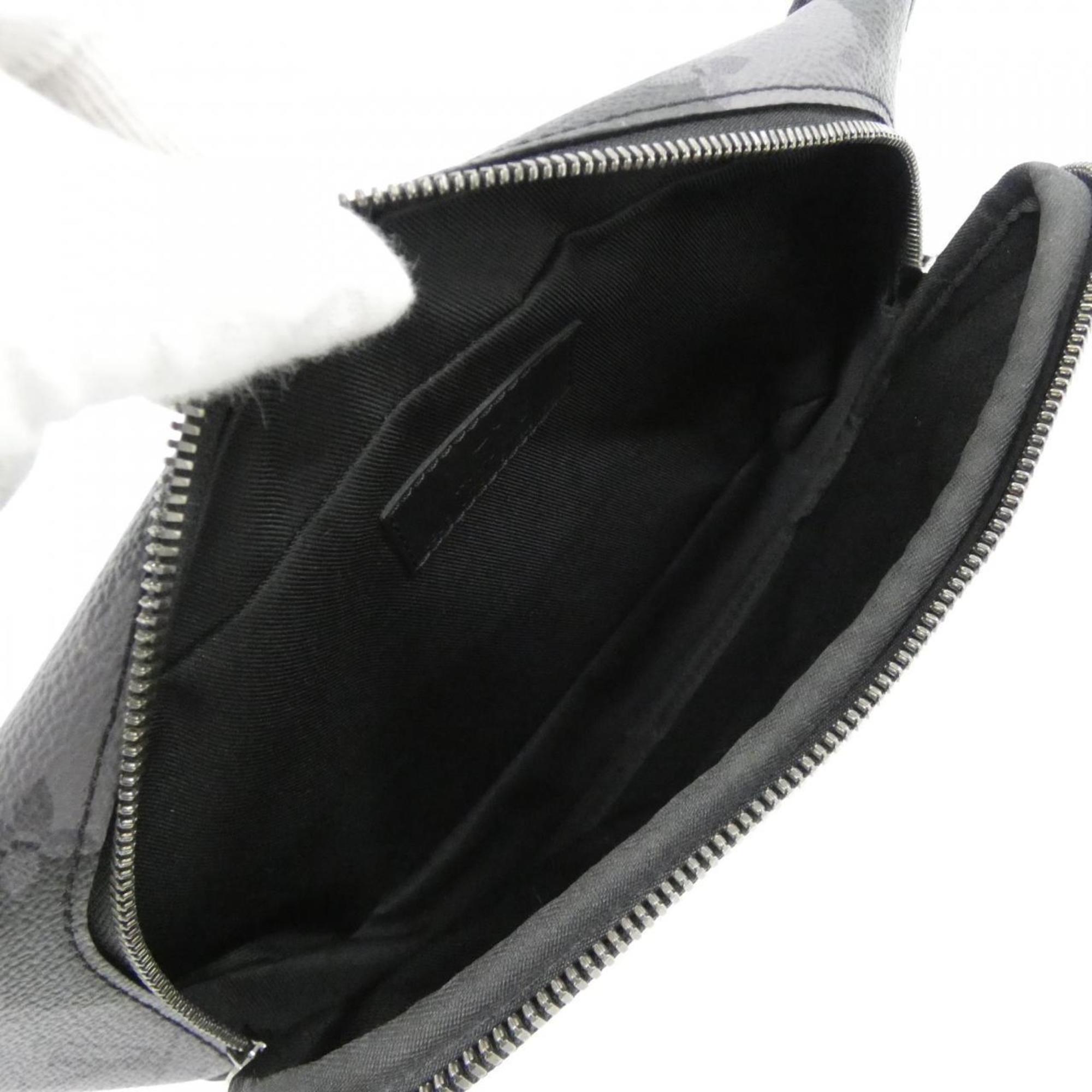 Louis Vuitton Black Coated Canvas Shoulder Bag (Pre-Owned)