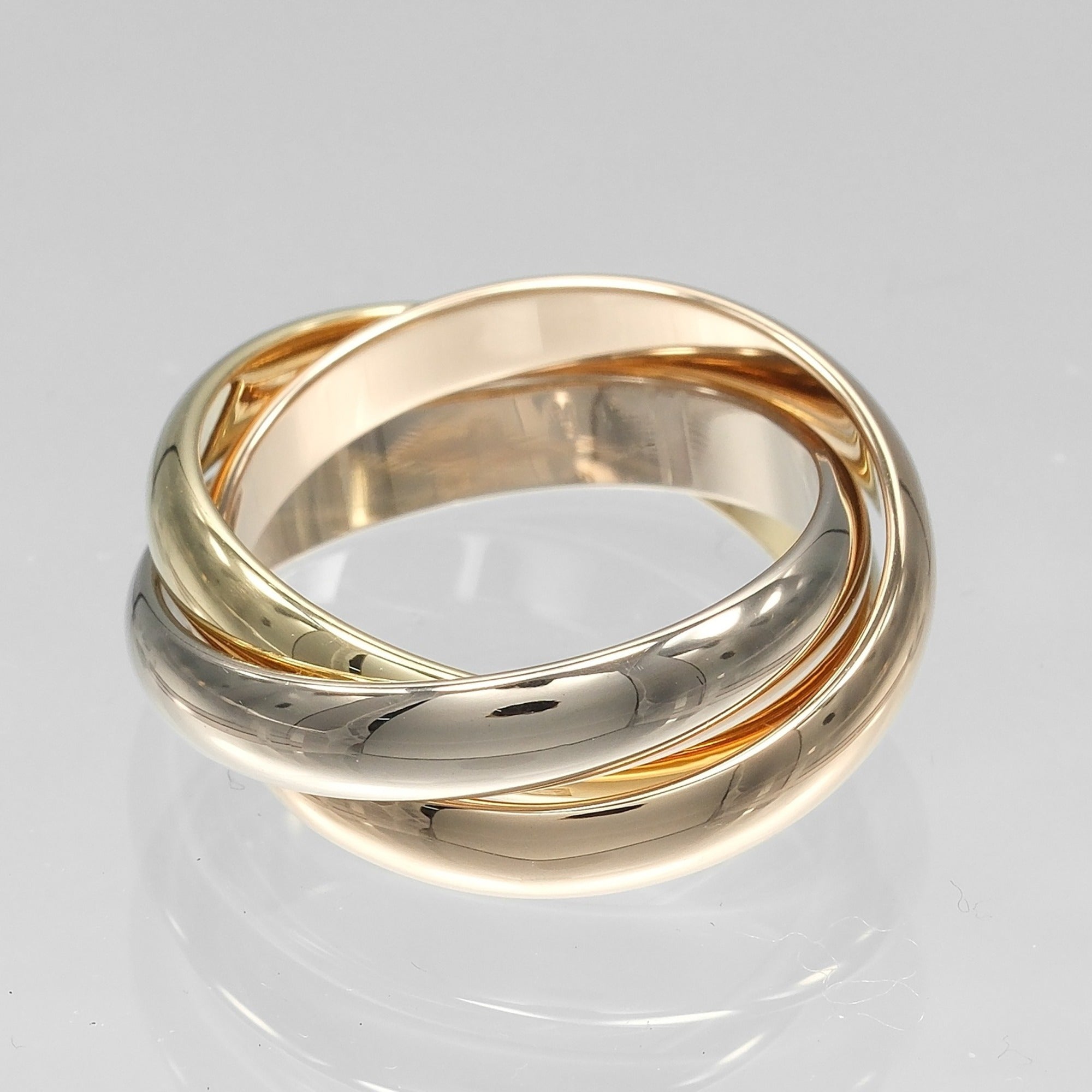 Cartier Yellow Gold (18K) Pink Gold (18K) White Gold (18K) Band Ring (Pre-Owned)