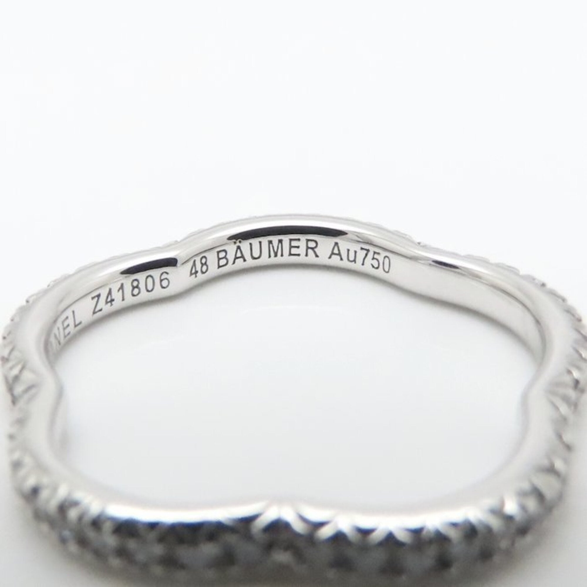 Chanel White Gold (18K) Band Ring (Pre-Owned)