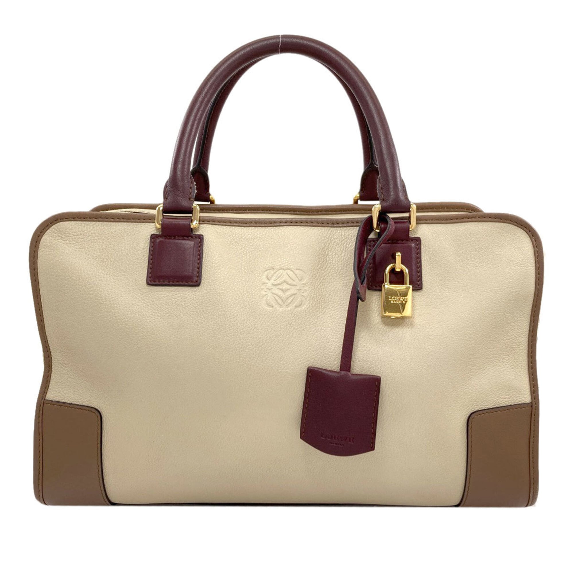 Loewe Beige Leather Handbag (Pre-Owned)