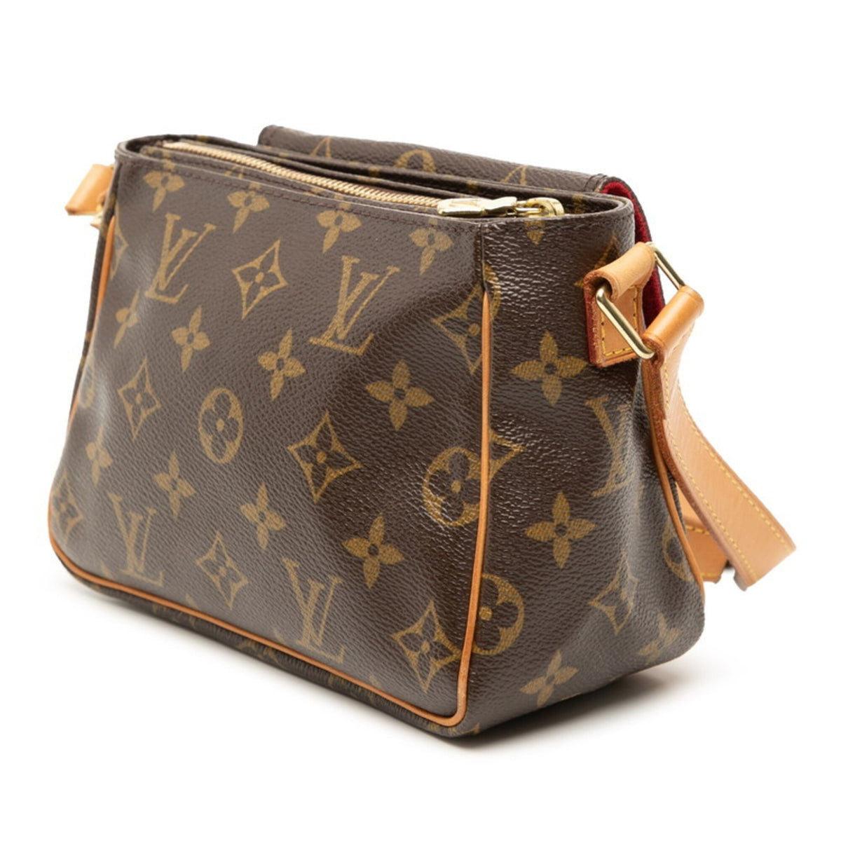 Louis Vuitton Brown Pvc Leather Shoulder Bag (Pre-Owned)
