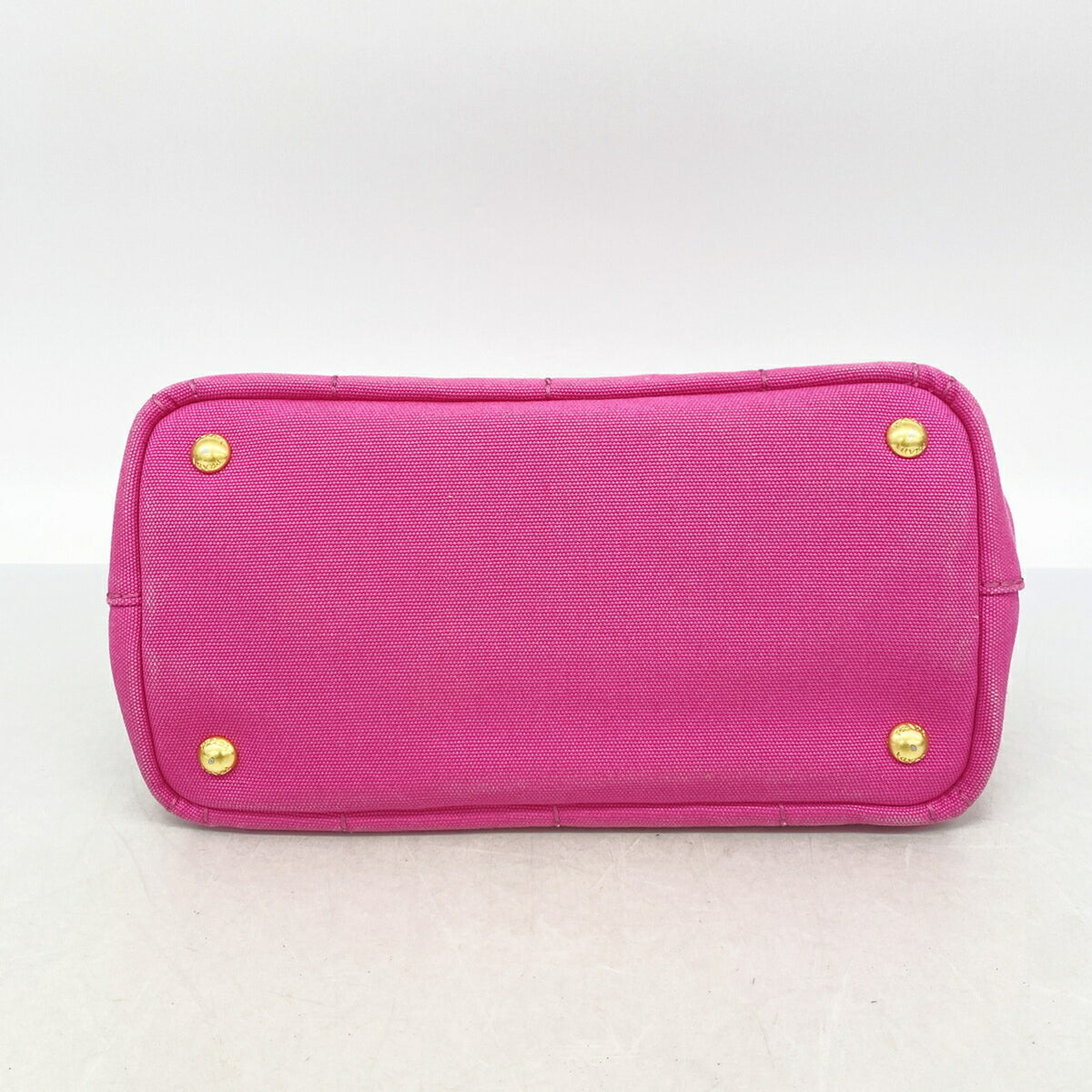 Prada Pink Canvas Tote Bag (Pre-Owned)
