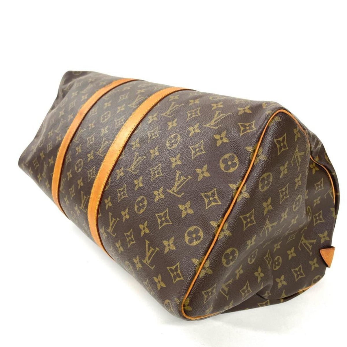 Louis Vuitton Brown Monogram Canvas Boston Bag (Pre-Owned)