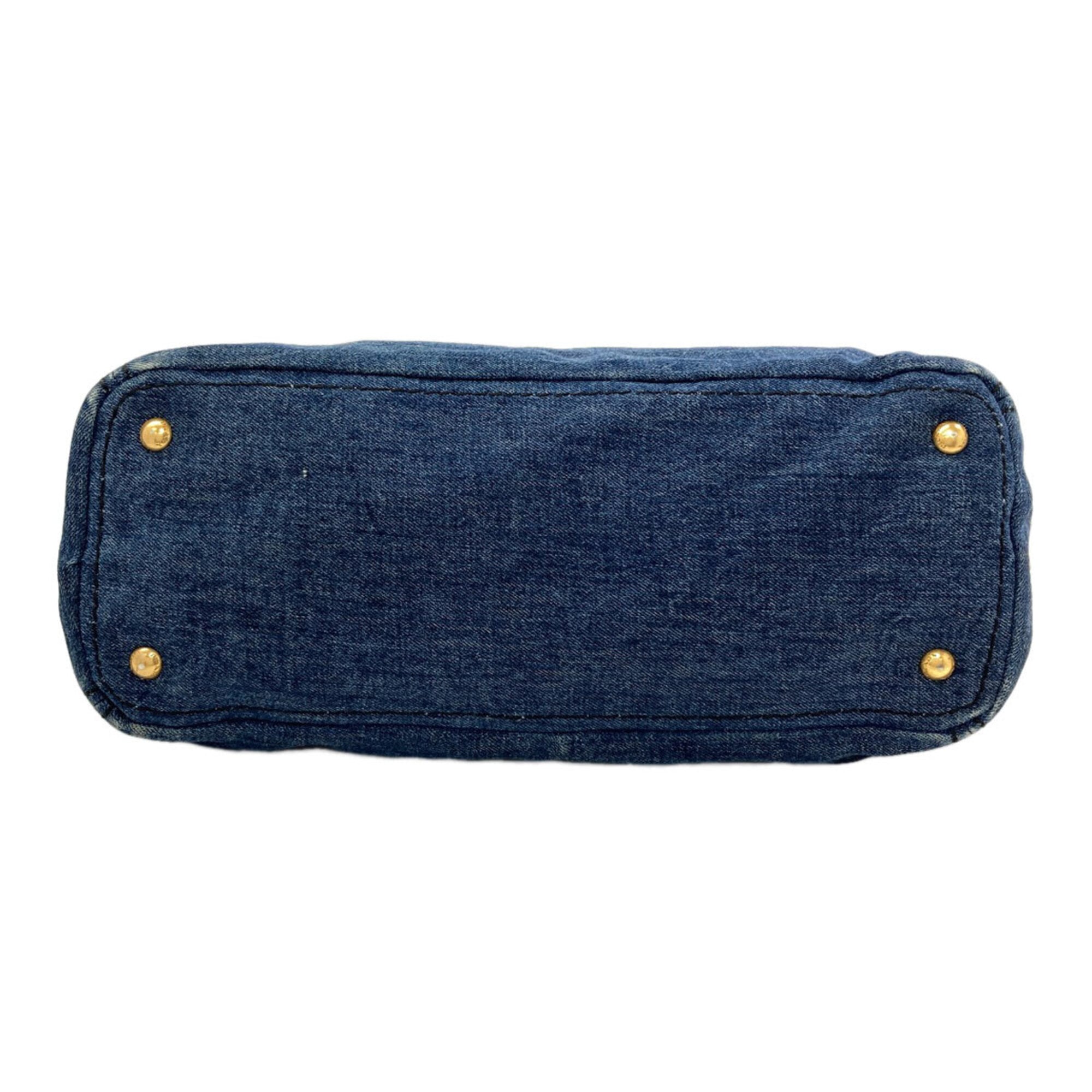 Prada Blue Denim Tote Bag (Pre-Owned)