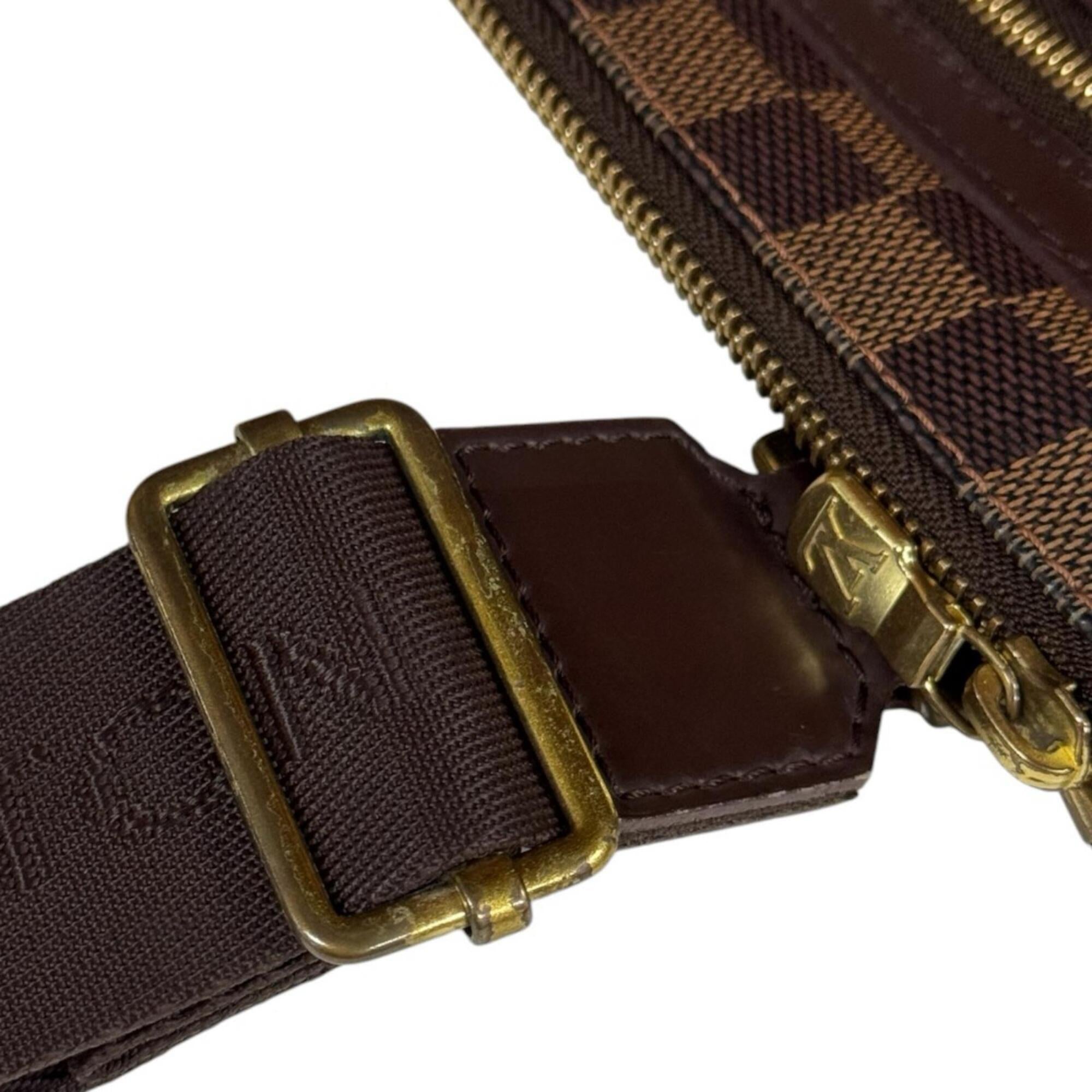Louis Vuitton Damier Brown Damier Canvas Damier Canvas Shoulder Bag (Pre-Owned)