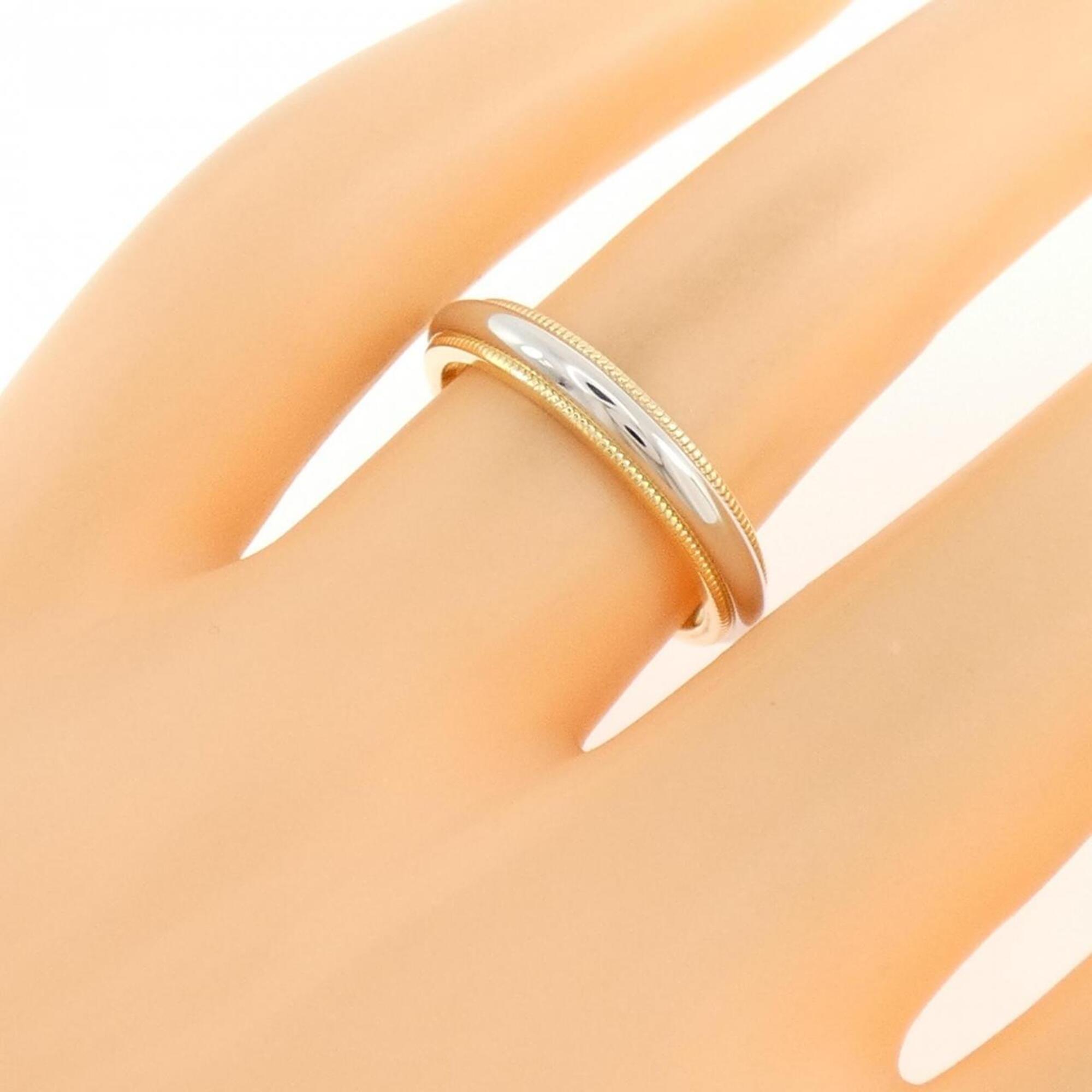 Tiffany Yellow Gold (18K) Platinum 950 Band Ring (Pre-Owned)