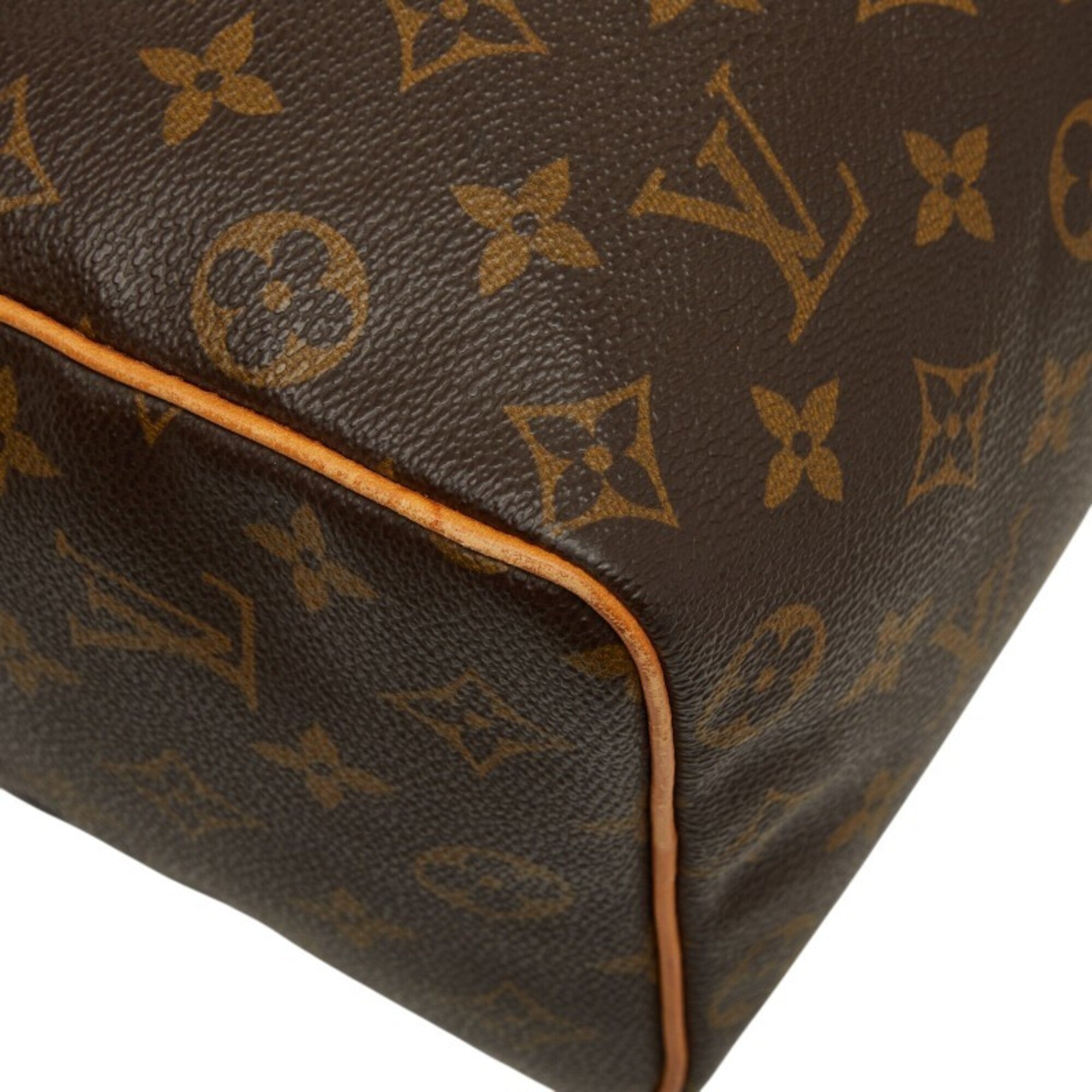 Louis Vuitton Brown Monogram Pvc Leather Boston Bag Handbag (Pre-Owned)