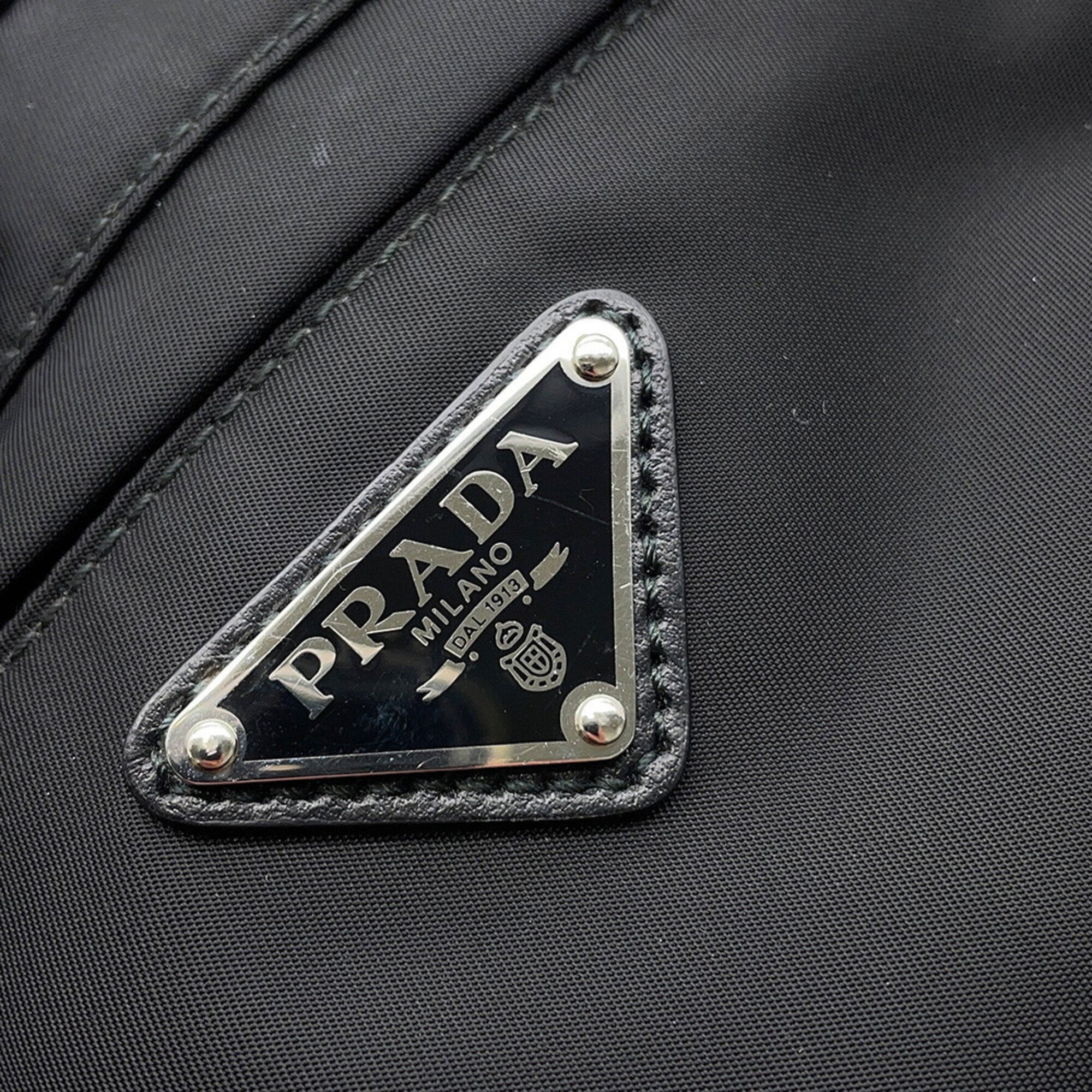 Prada Black Nylon Handbag Sling Bag (Pre-Owned)