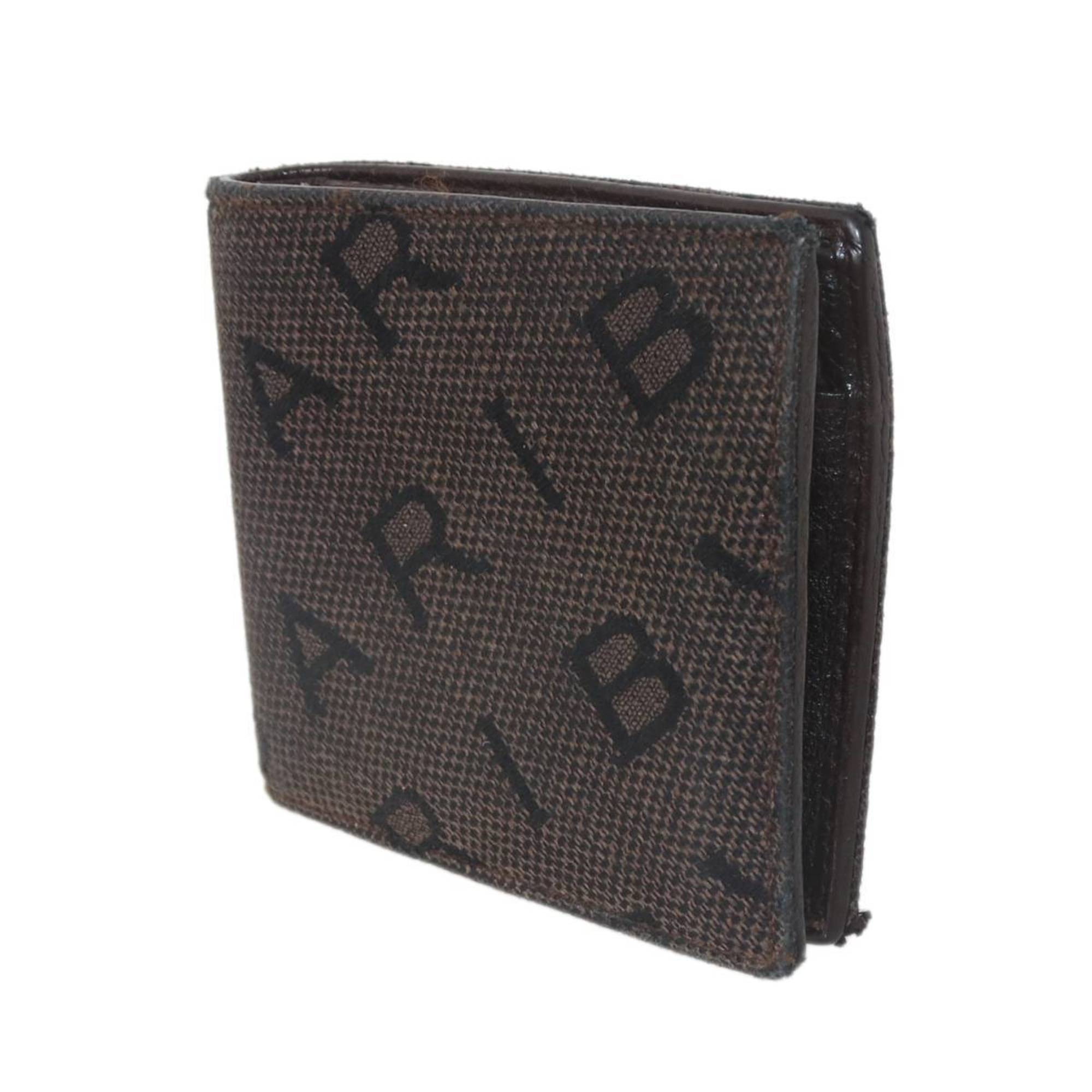 Bvlgari Logomania Brown Wallet (Bi-Fold) (Pre-Owned)