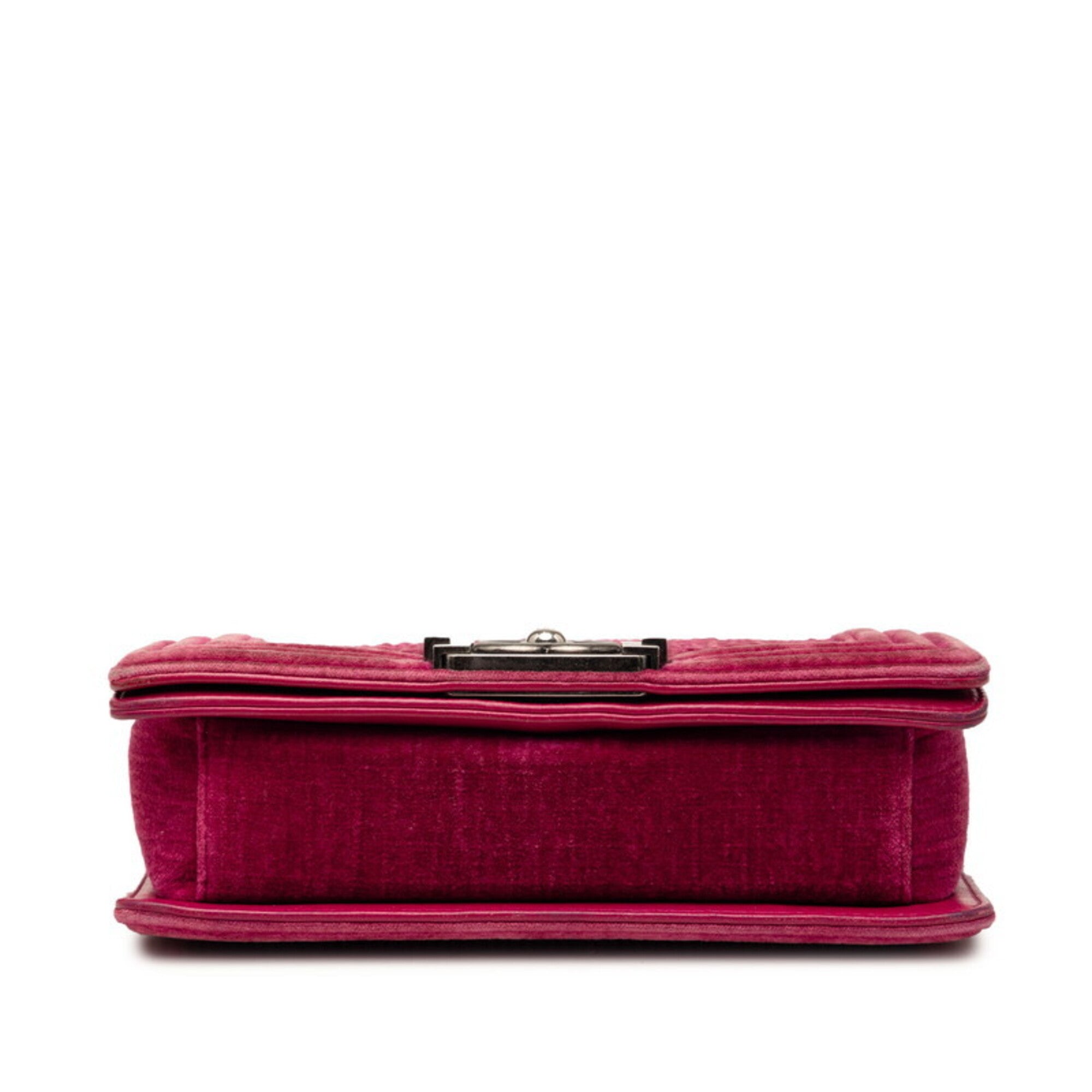 Chanel Boy Chanel Pink Leather Shoulder Bag (Pre-Owned)