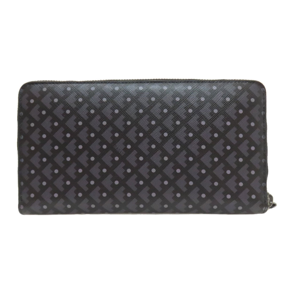 Bally Gray Pvc Long Wallet (Bi-Fold) (Pre-Owned)