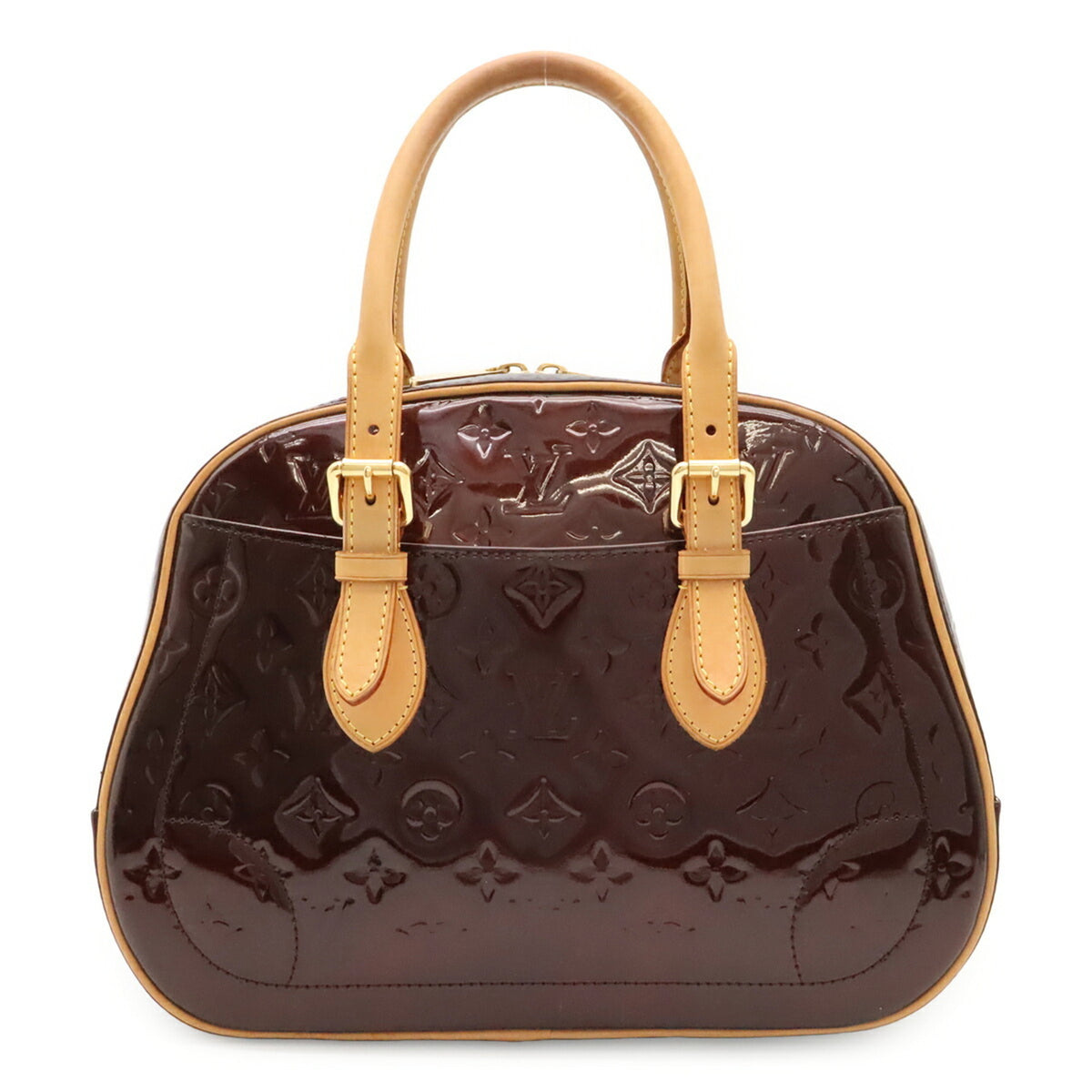 Louis Vuitton Amarante Leather Handbag Tote Bag (Pre-Owned)