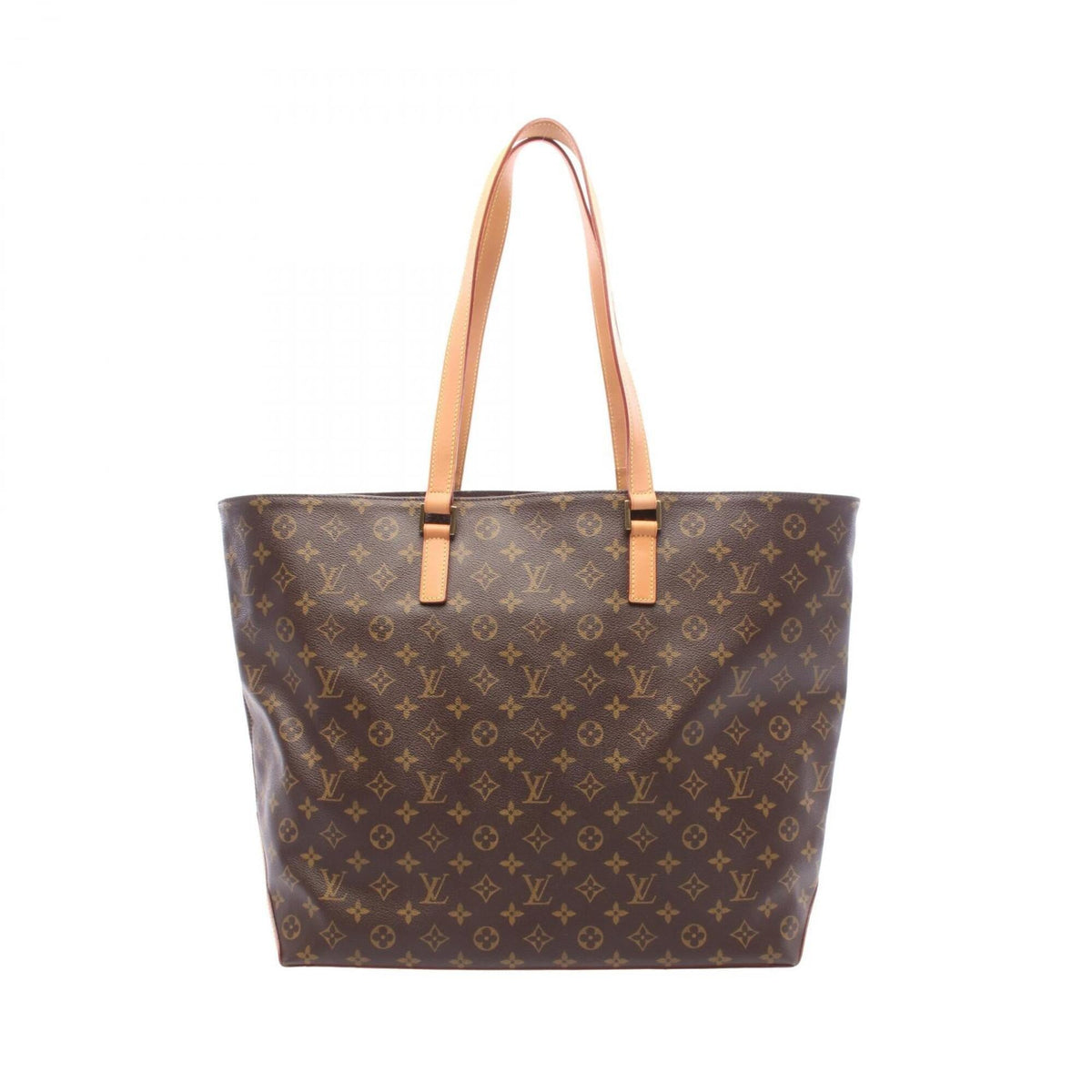 Louis Vuitton Brown Monogram Monogram Leather Handbag Tote Bag (Pre-Owned)