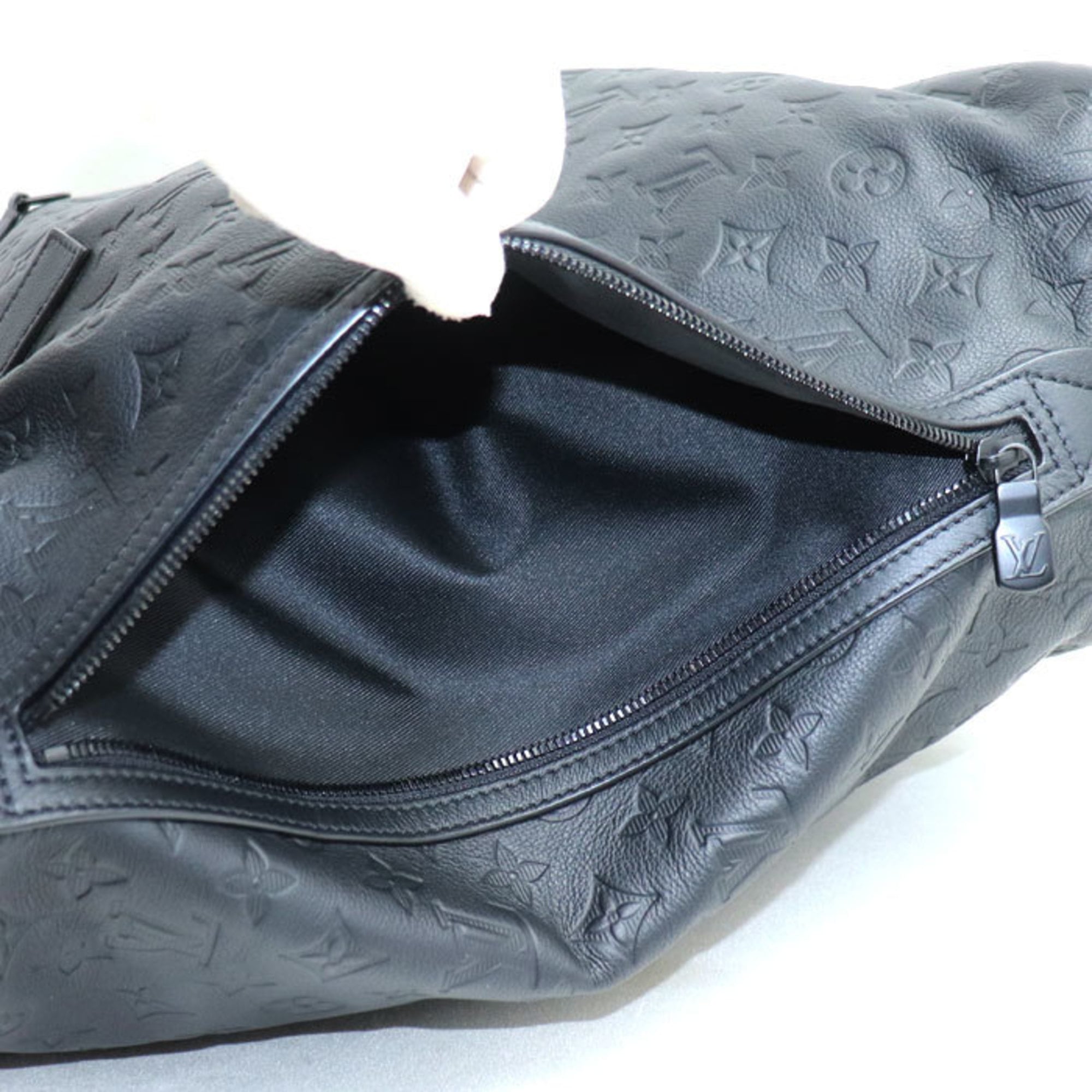 Louis Vuitton Black Monogram Shadow Handbag (Pre-Owned)