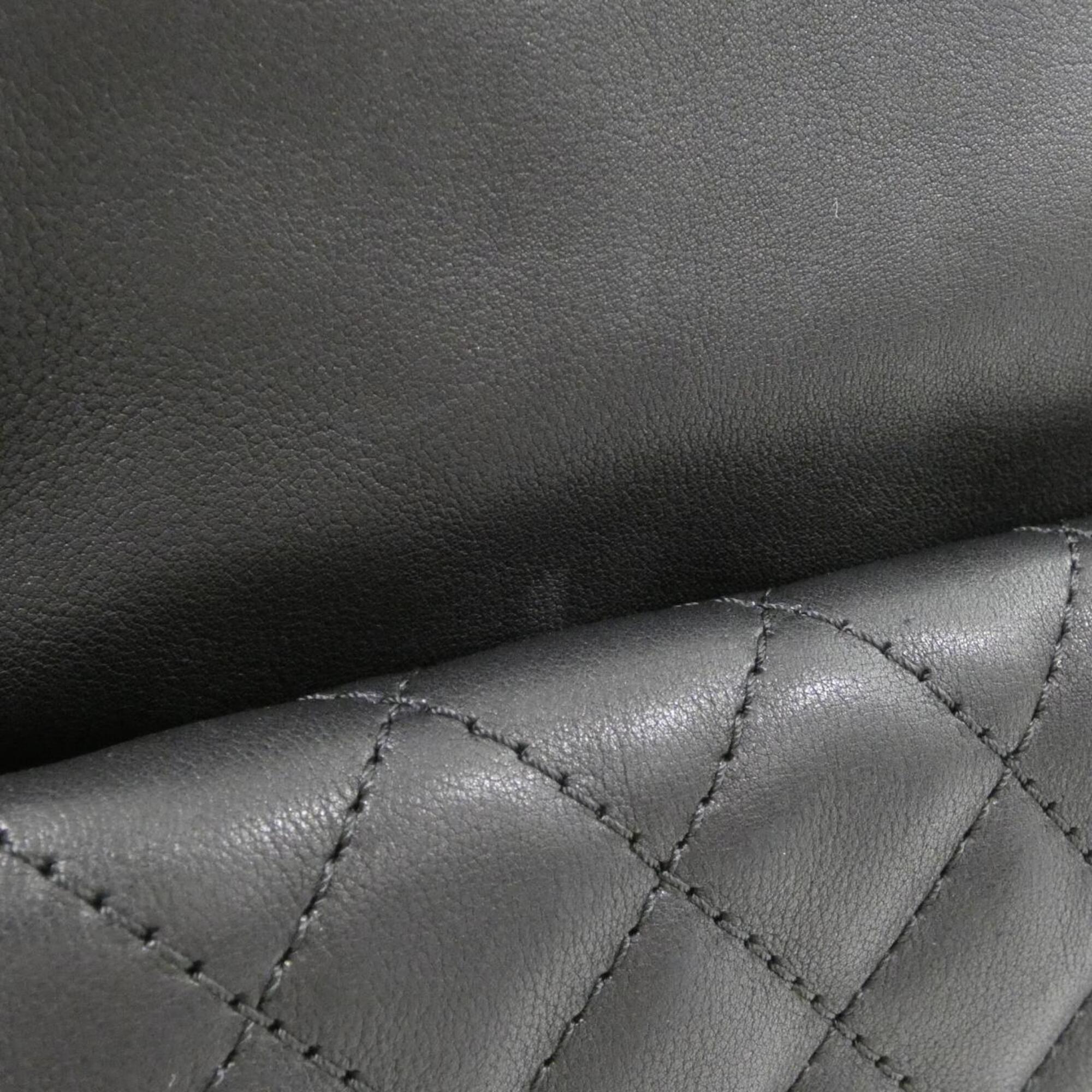 Chanel Black Leather Backpack (Pre-Owned)