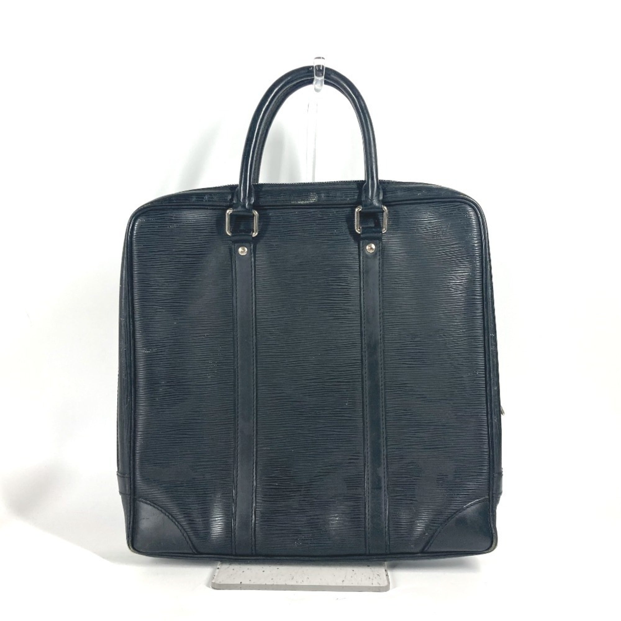 Louis Vuitton Epi Black Noir Epi Leather Briefcase (Pre-Owned)