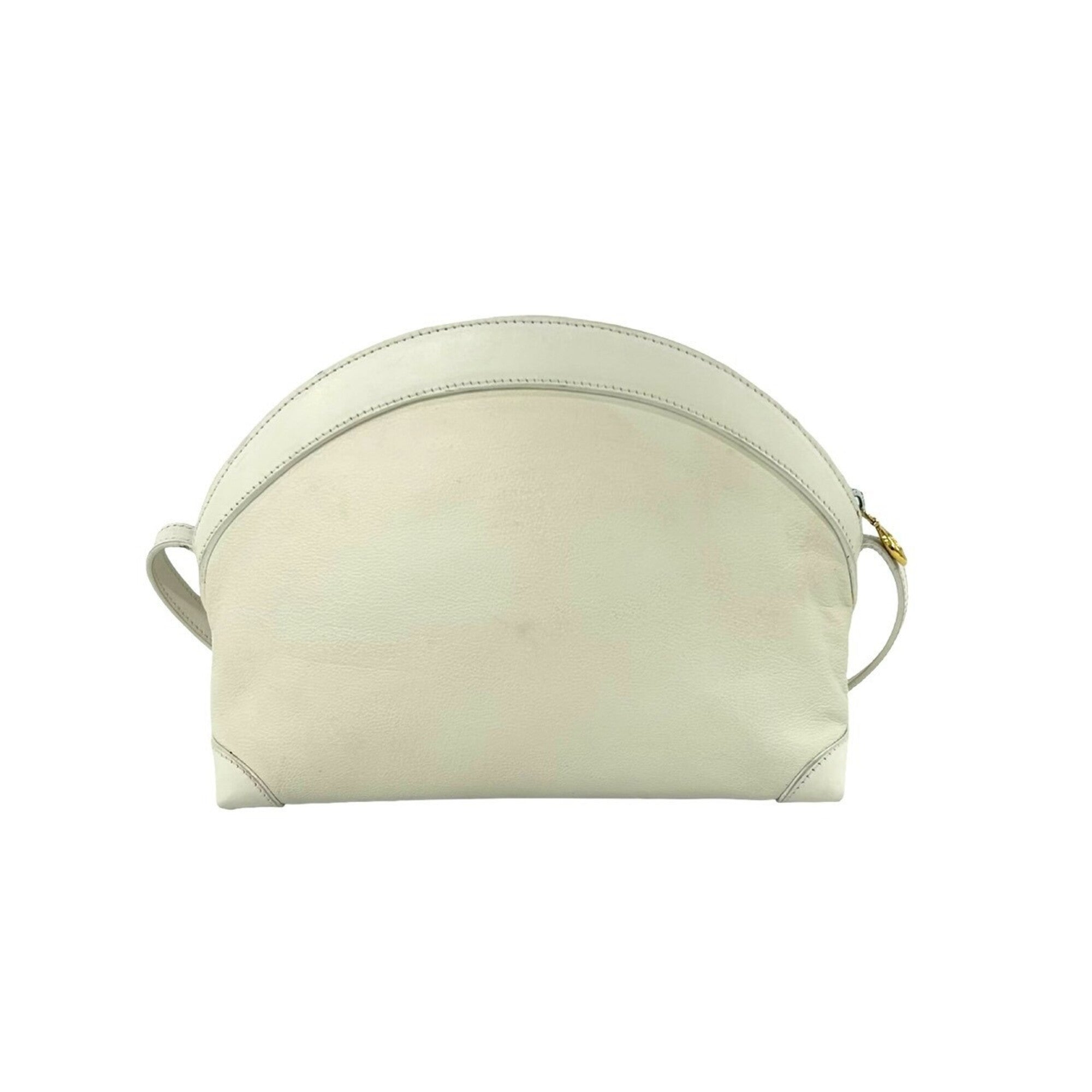 Gucci White Leather Pochette Shoulder Bag (Pre-Owned)