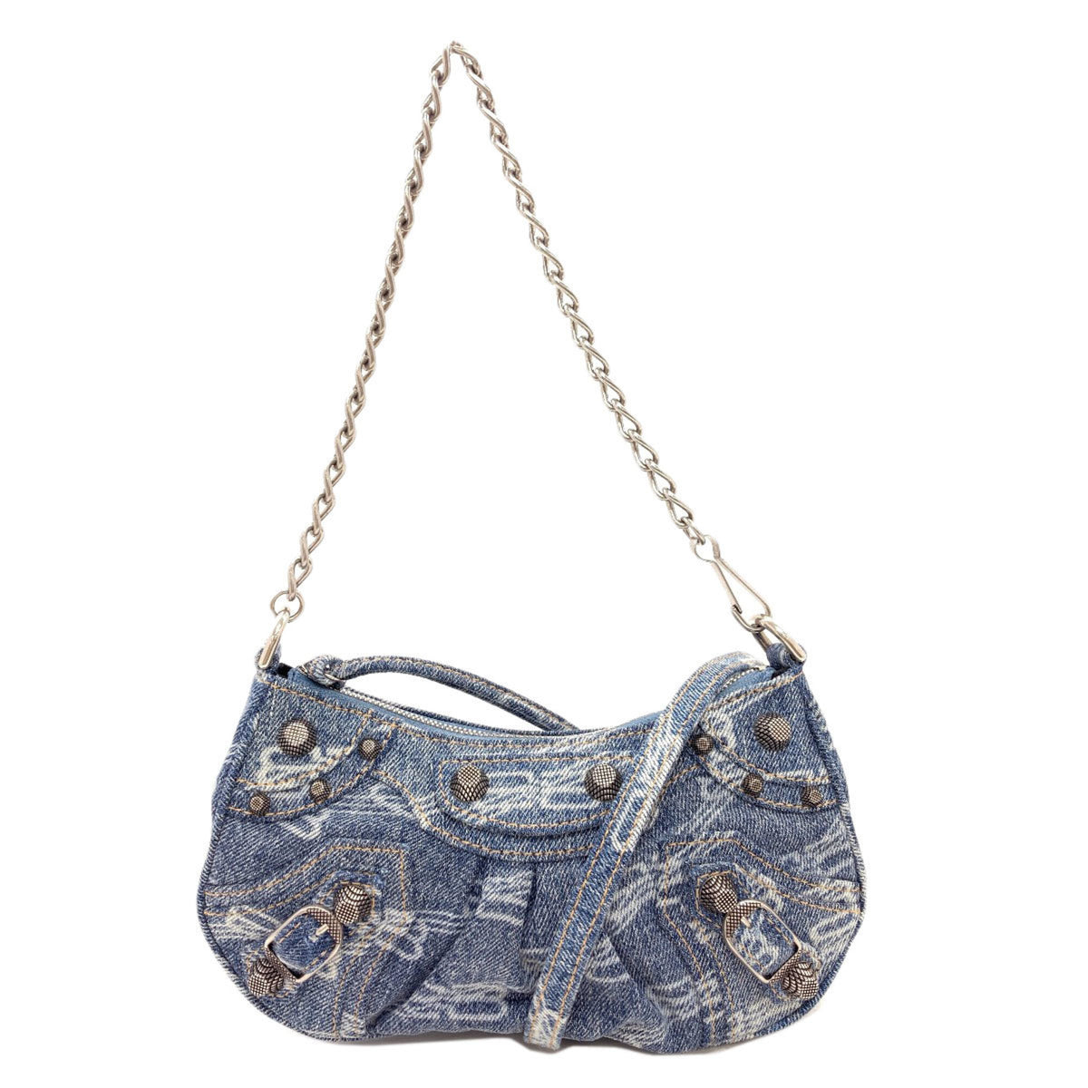 Balenciaga Blue Denim Handbag (Pre-Owned)