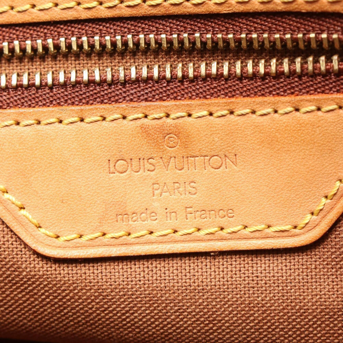 Louis Vuitton Brown Monogram Monogram Leather Handbag Tote Bag (Pre-Owned)