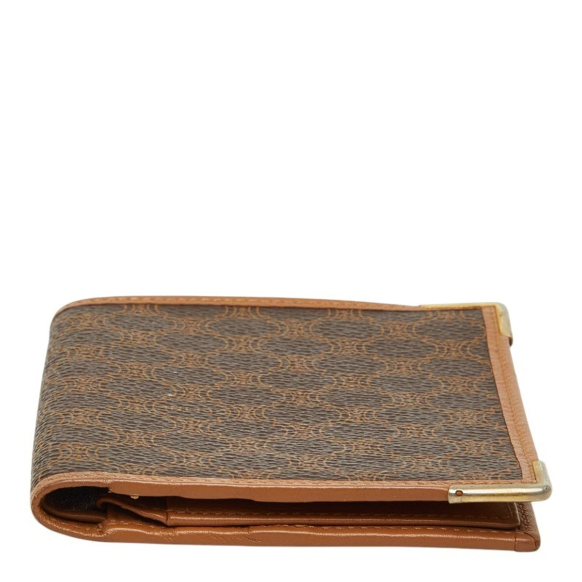 Celine Macadam Brown Pvc Leather Wallet (Bi-Fold) (Pre-Owned)