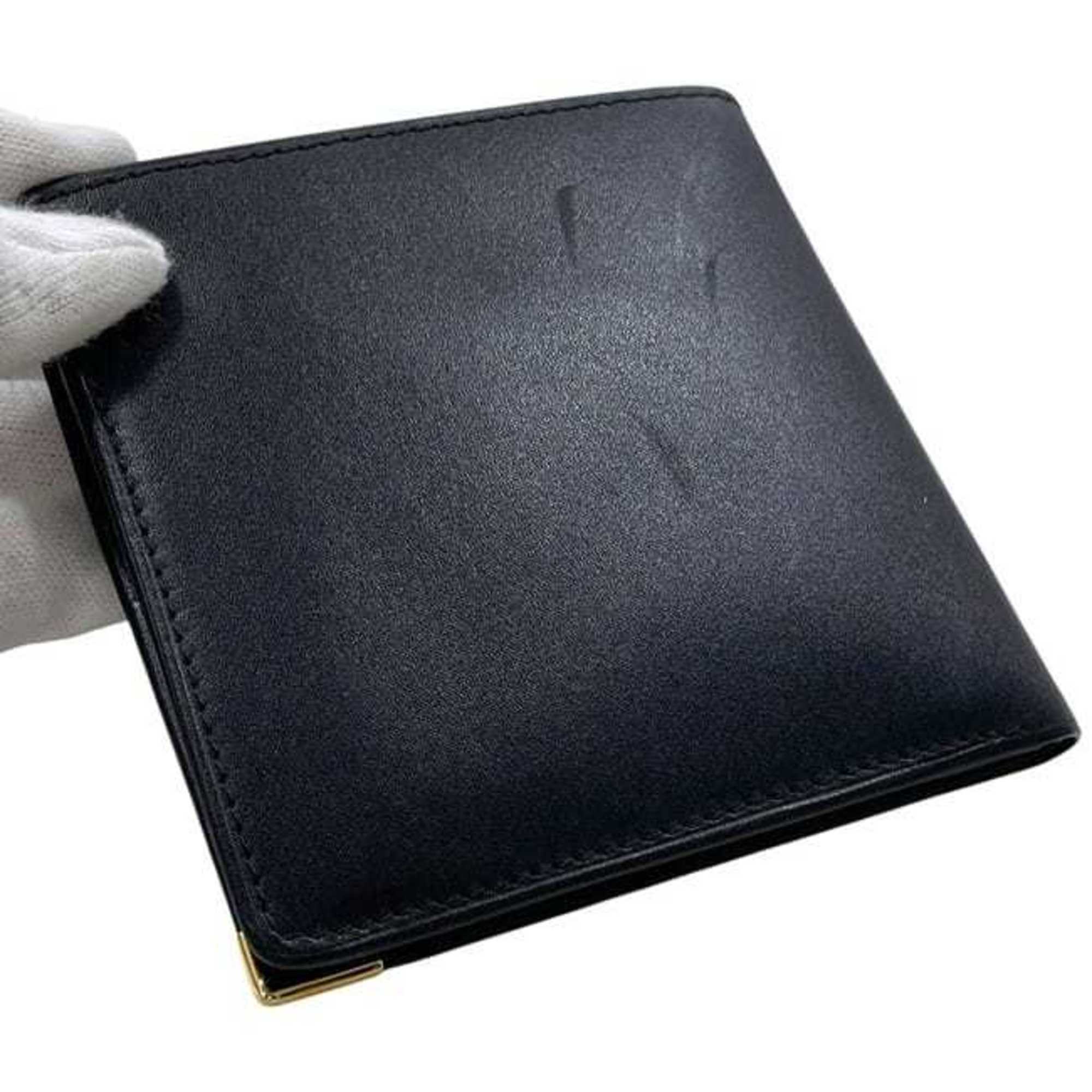 Dunhill Black Leather Wallet (Bi-Fold) (Pre-Owned)
