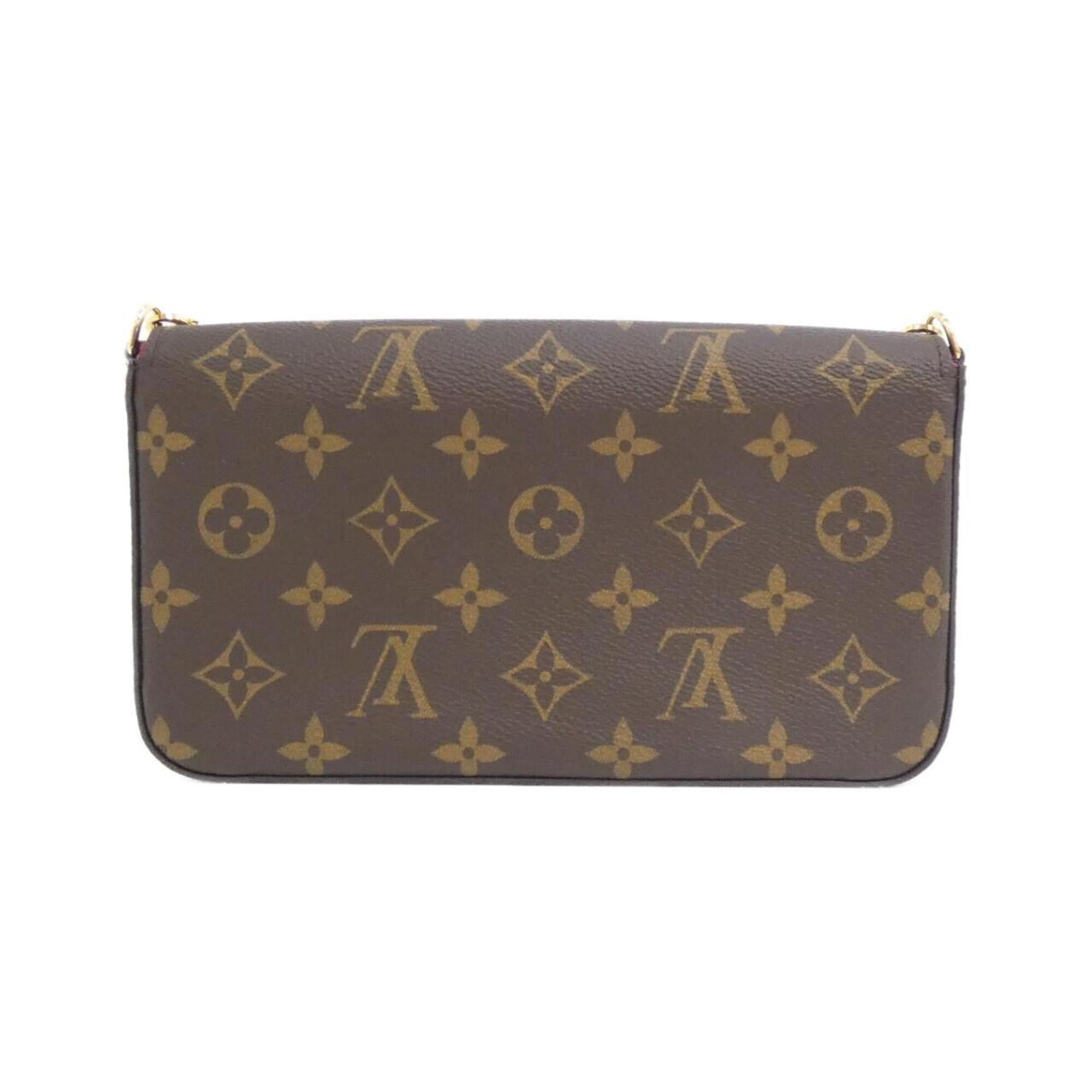 Louis Vuitton Marron Coated Canvas Shoulder Bag (Pre-Owned)