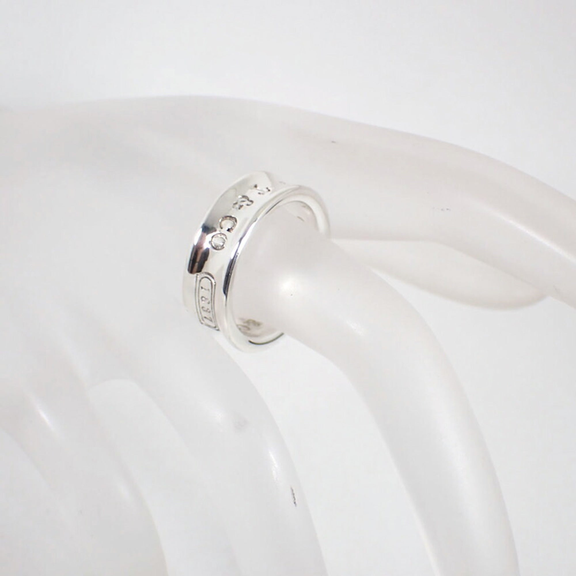 Tiffany Sterling Silver 925 Band Ring (Pre-Owned)