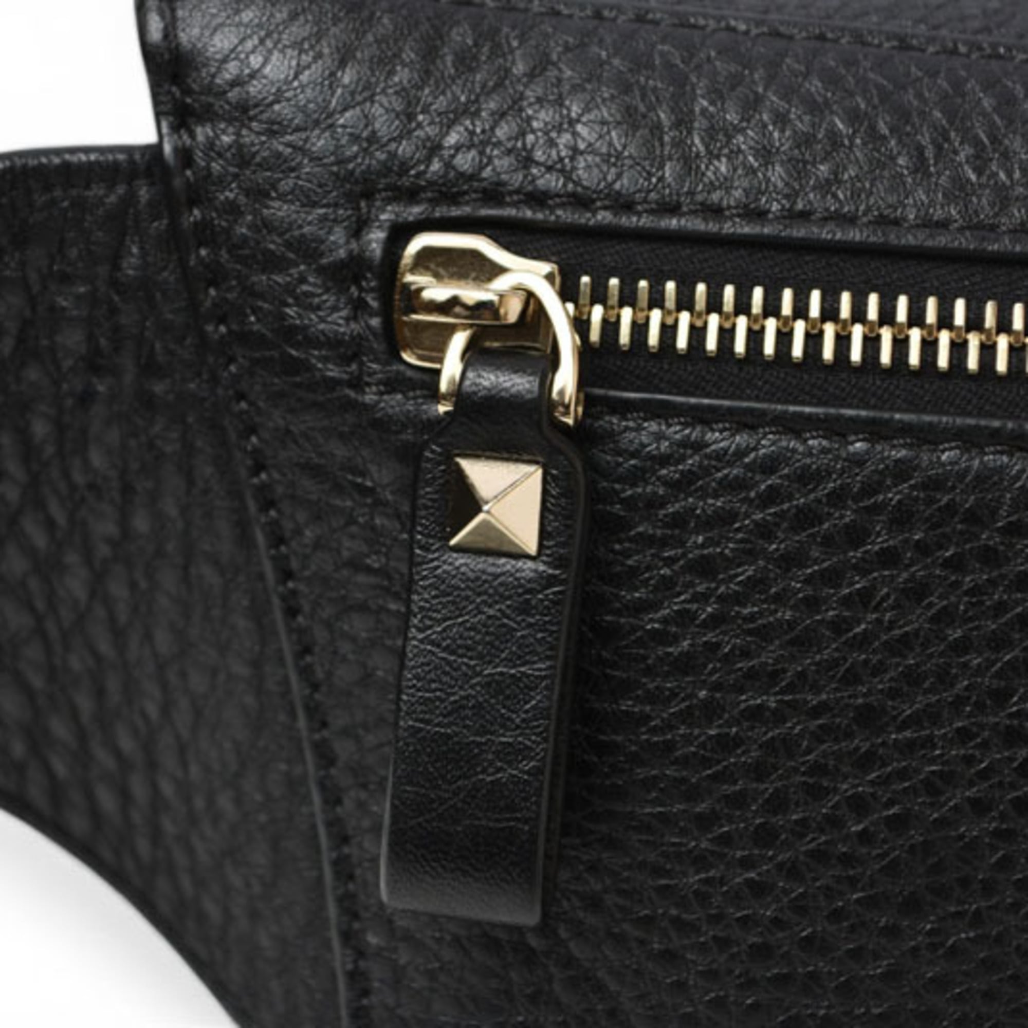Valentino Black Leather Sling Bag (Pre-Owned)
