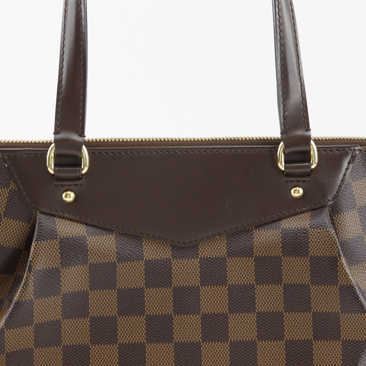 Louis Vuitton Damier Brown Damier Canvas Tote Bag (Pre-Owned)