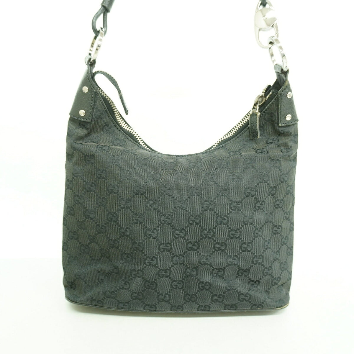 Gucci Black Canvas Handbag (Pre-Owned)