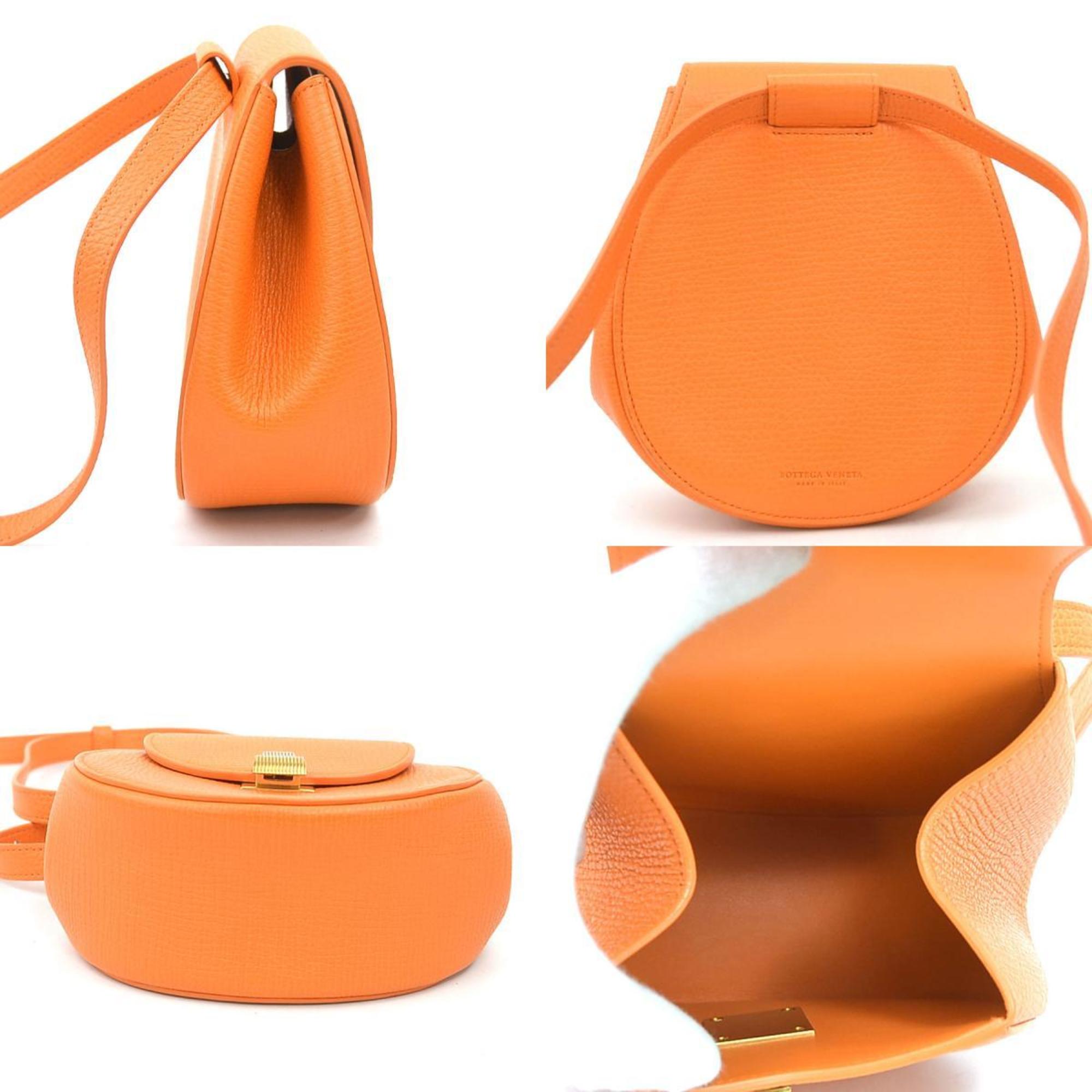 Bottega Veneta Orange Leather Fanny Pack (Pre-Owned)