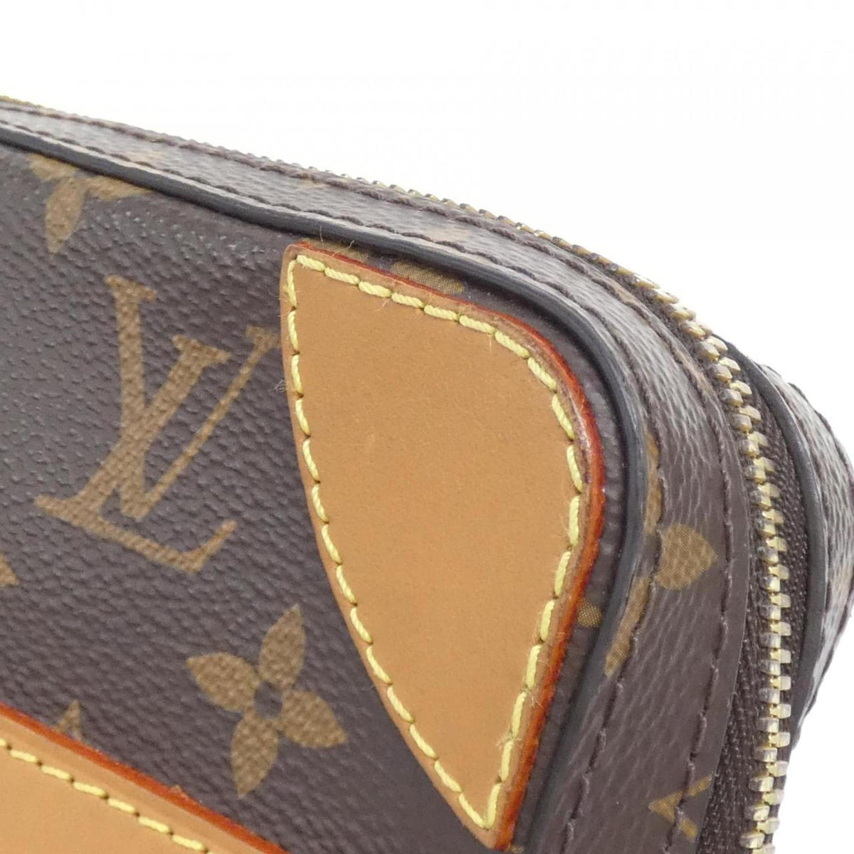 Louis Vuitton Monogram Marron Coated Canvas Shoulder Bag (Pre-Owned)