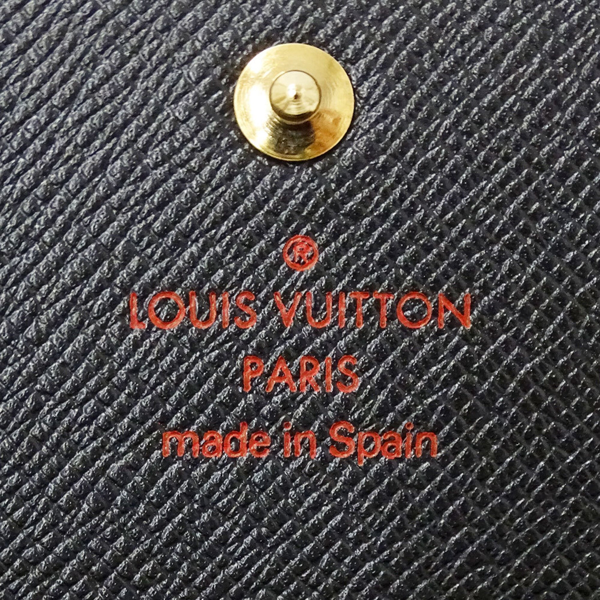 Louis Vuitton Black Galle Noir Epi Leather Long Wallet (Bi-Fold) (Pre-Owned)