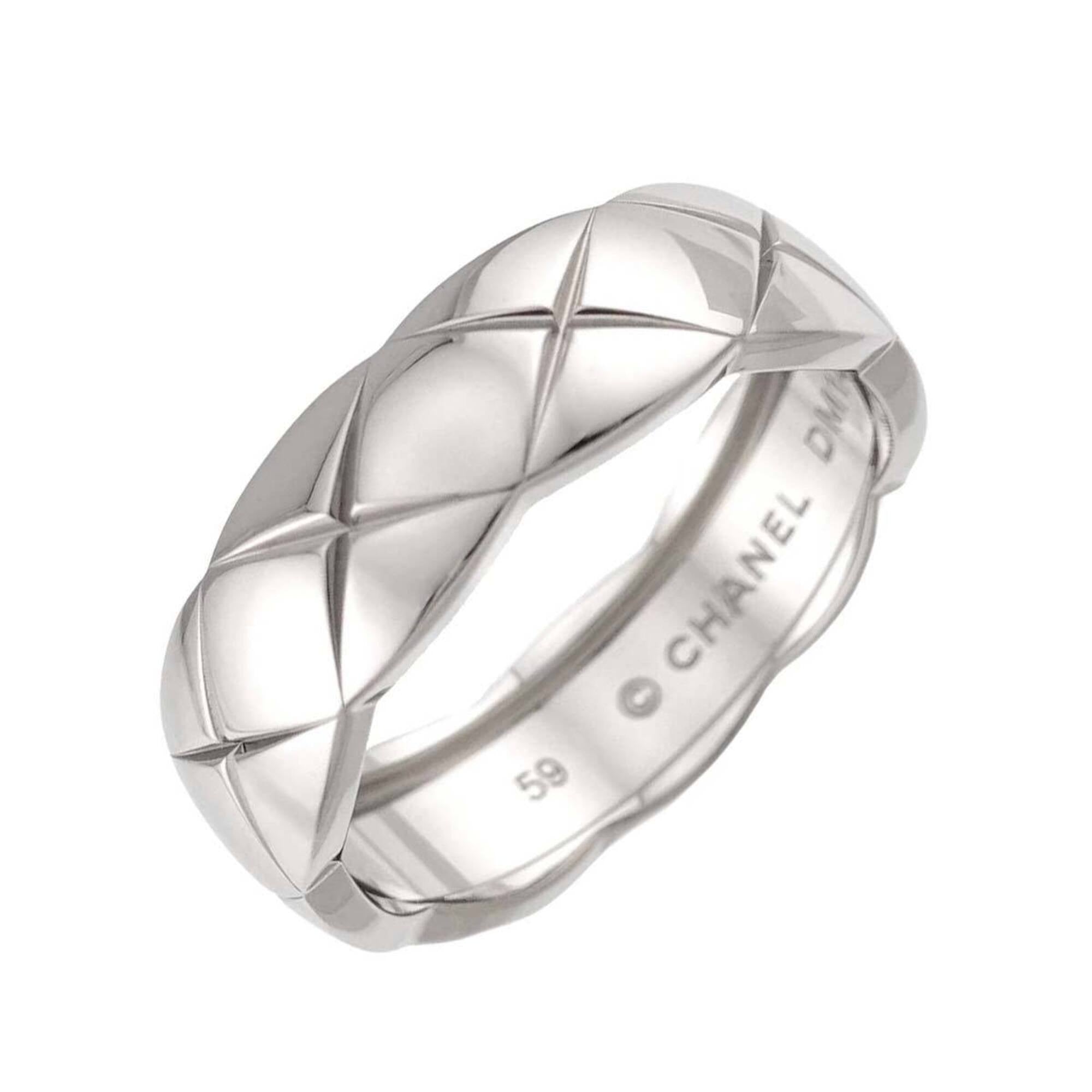 Chanel Matelasse Band Ring (Pre-Owned)