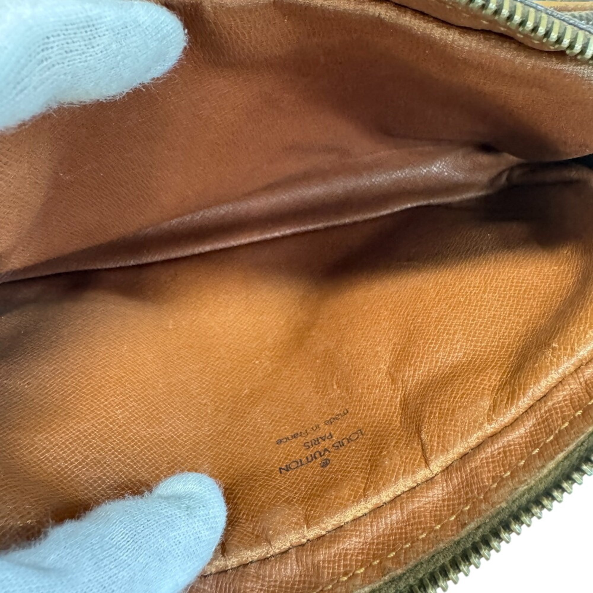Louis Vuitton Brown Leather Clutch Bag Pouch (Pre-Owned)