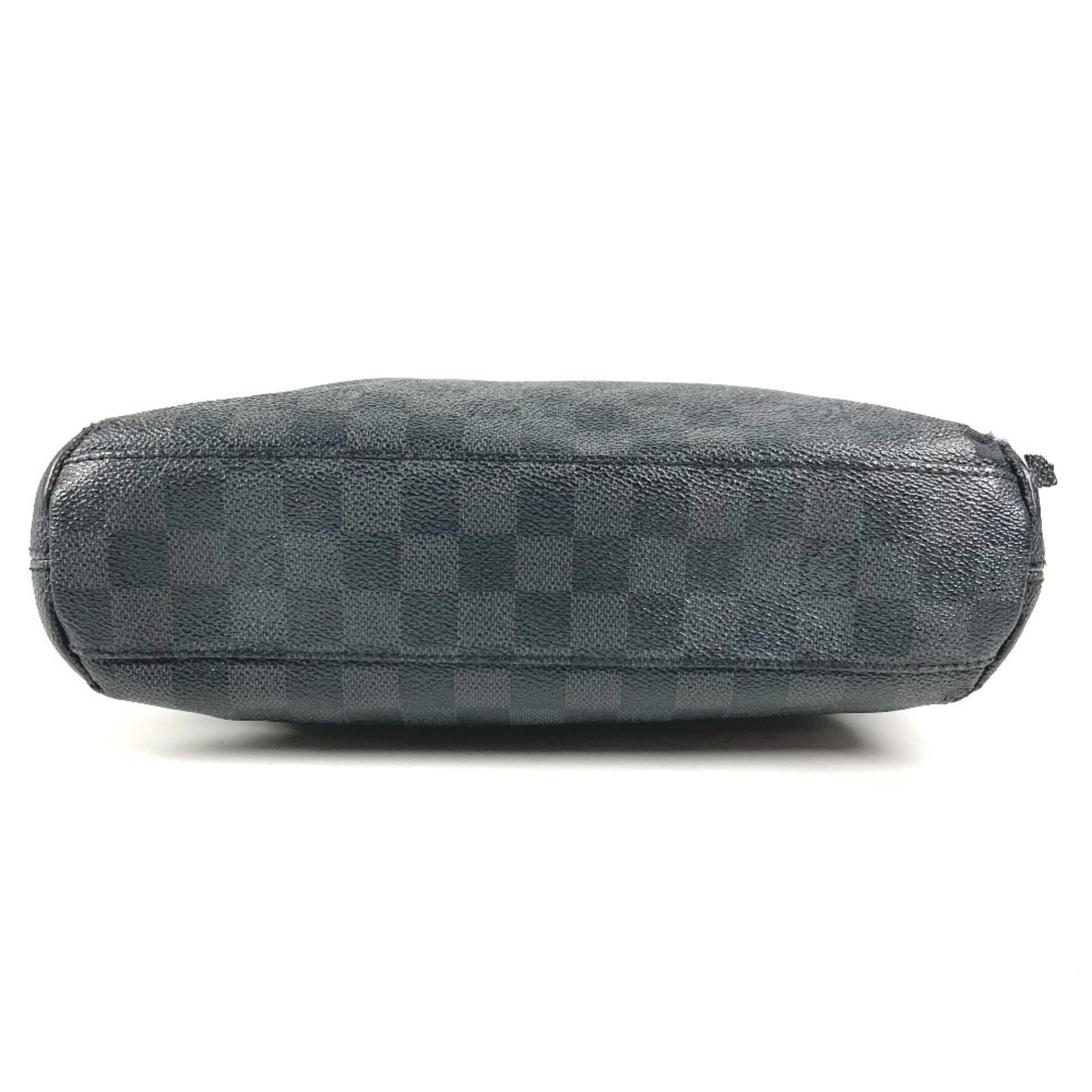 Louis Vuitton Black Damier Graphite Shoulder Bag (Pre-Owned)