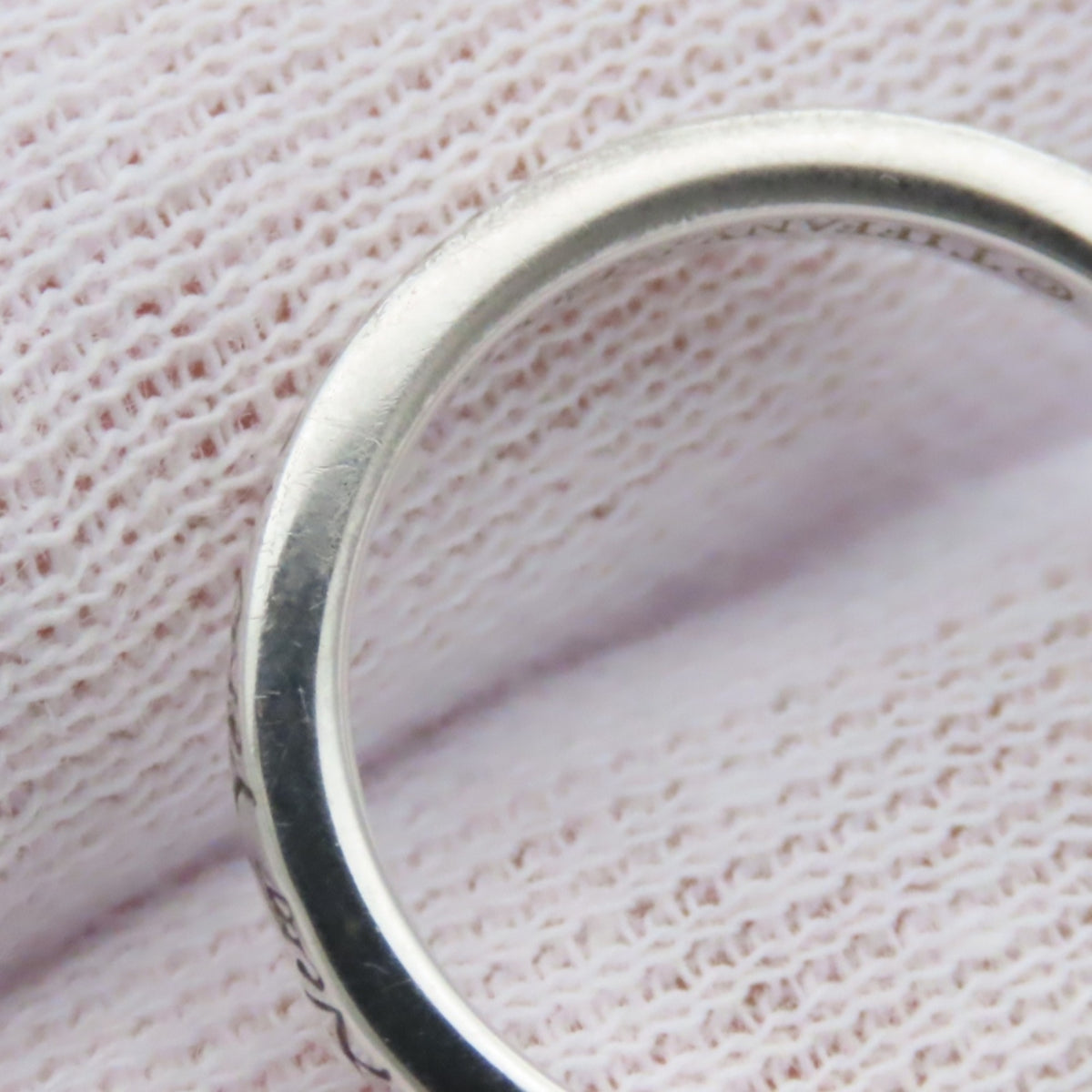 Tiffany Silver Silver 925 Band Ring (Pre-Owned)