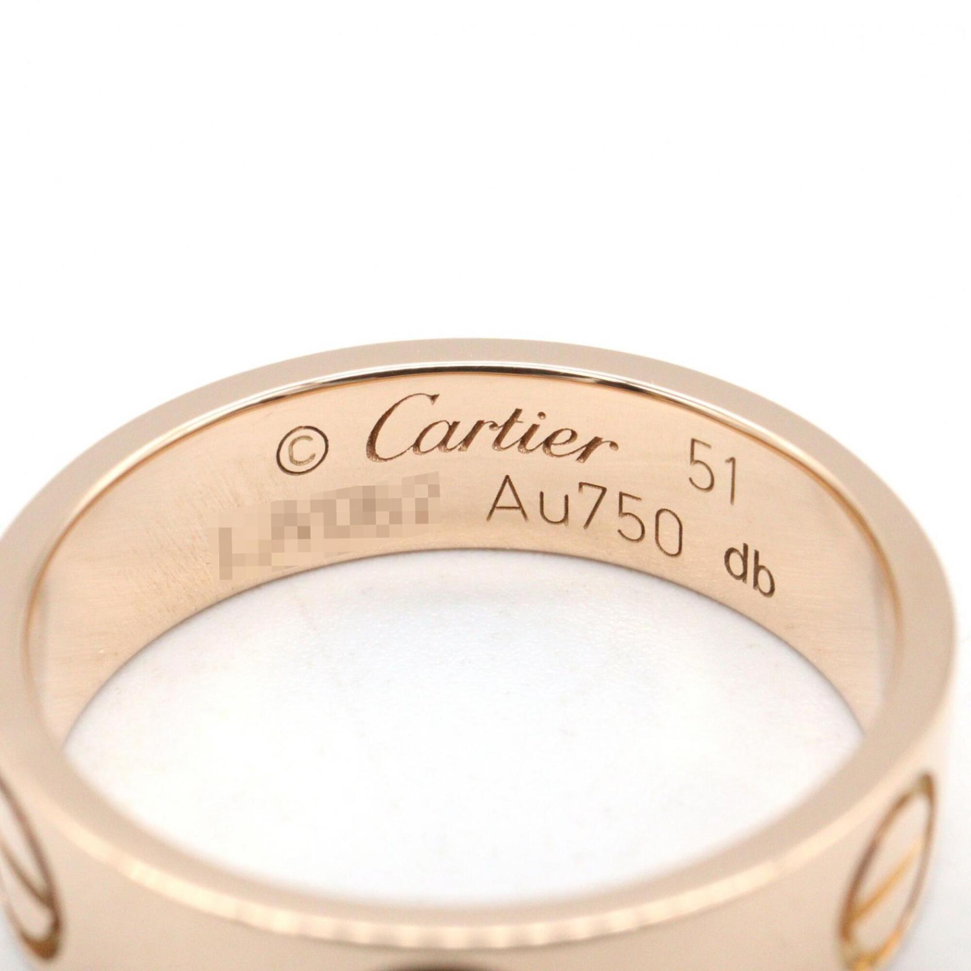 Cartier Gold Pink Gold (18K) Band Ring (Pre-Owned)