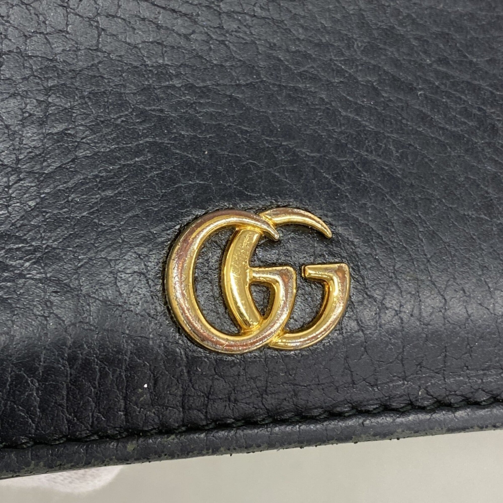 Gucci Black Leather Wallet (Bi-Fold) (Pre-Owned)