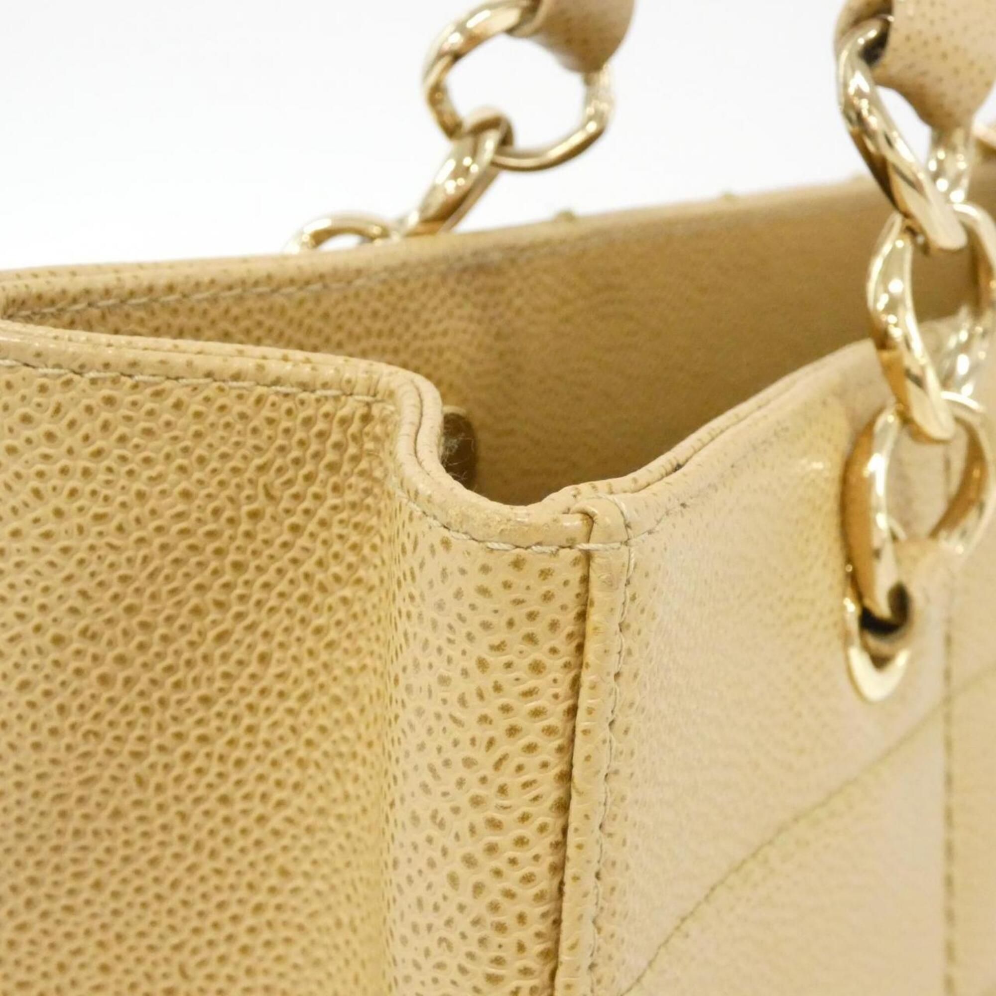 Chanel Beige Handbag (Pre-Owned)