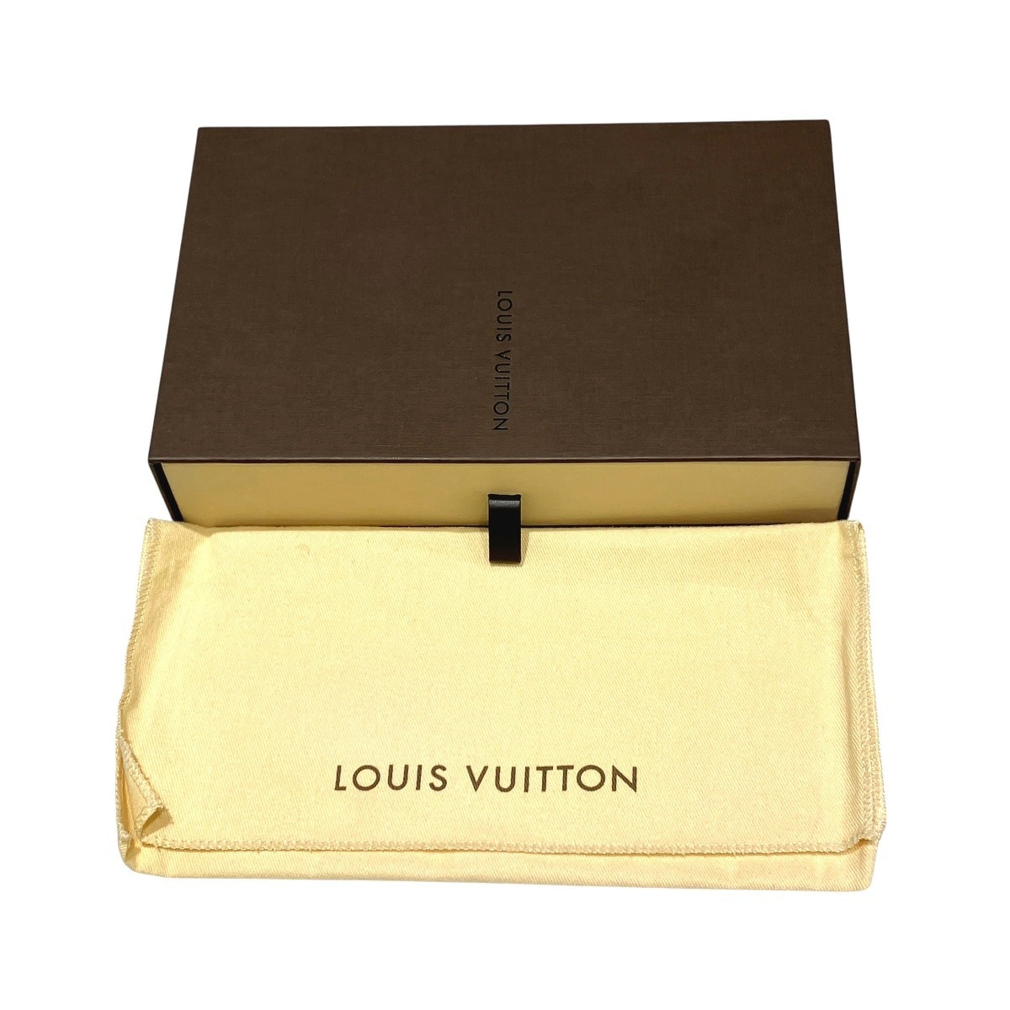 Louis Vuitton Damier Brown Damier Canvas Long Wallet (Bi-Fold) (Pre-Owned)