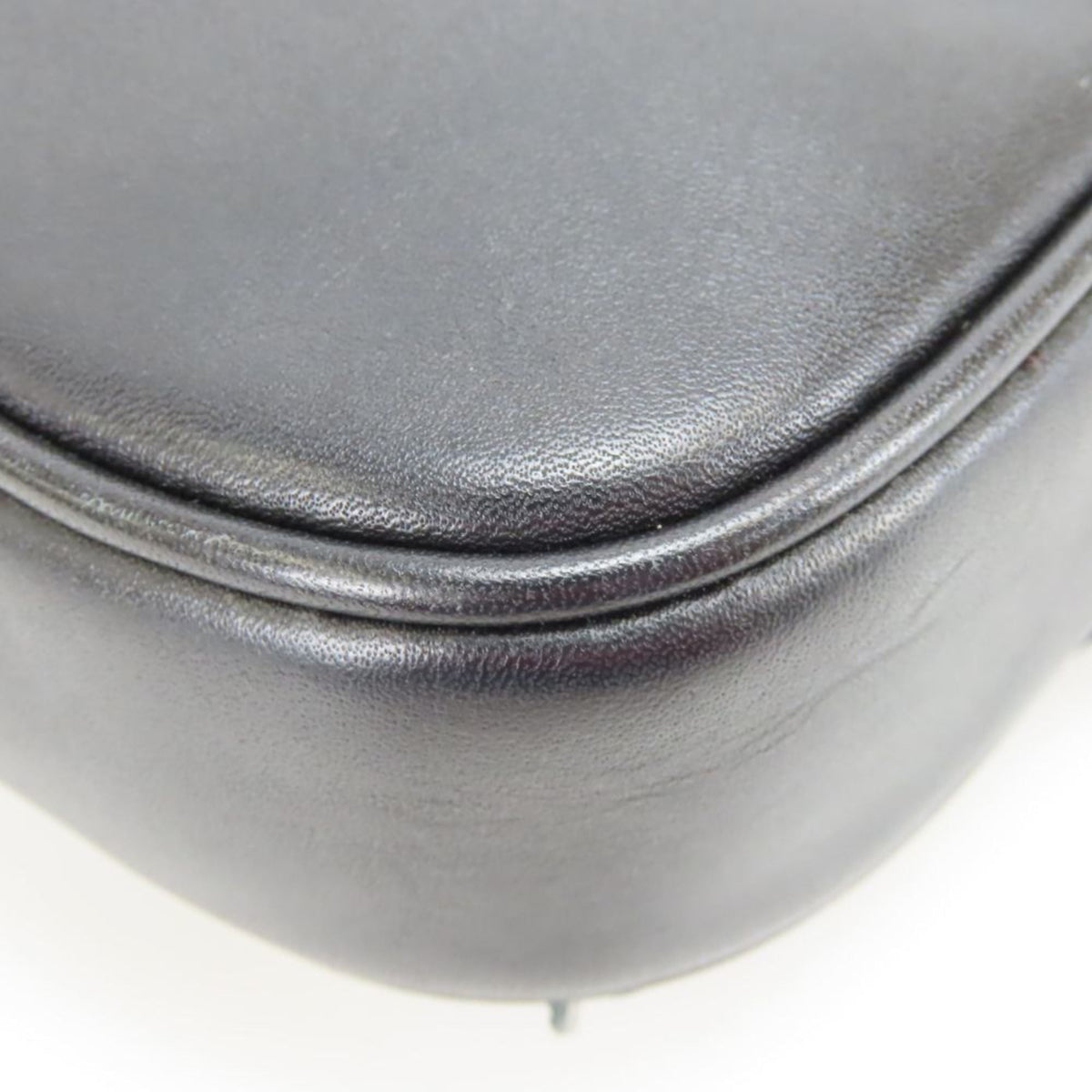 Coach Black Blue Silver Leather Pochette Shoulder Bag (Pre-Owned)