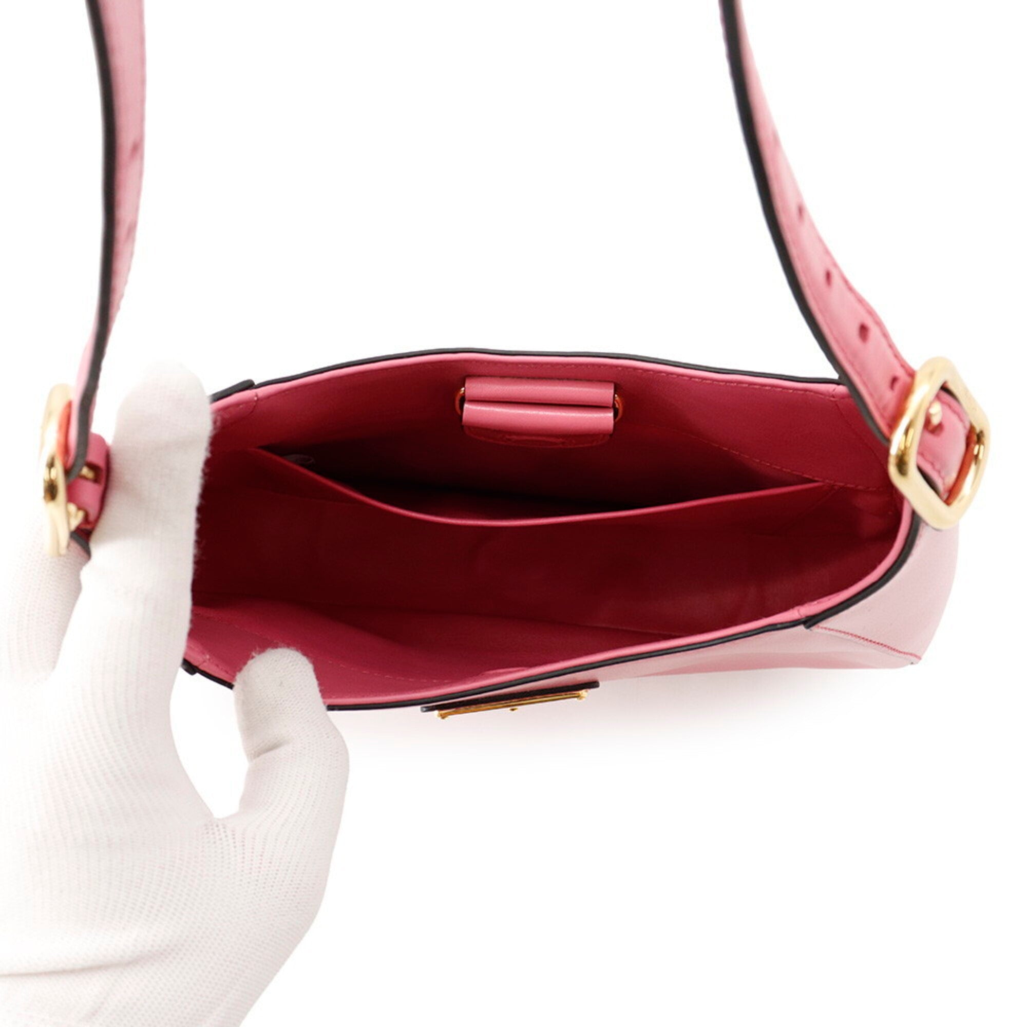 Prada Pink Handbag Shoulder Bag (Pre-Owned)