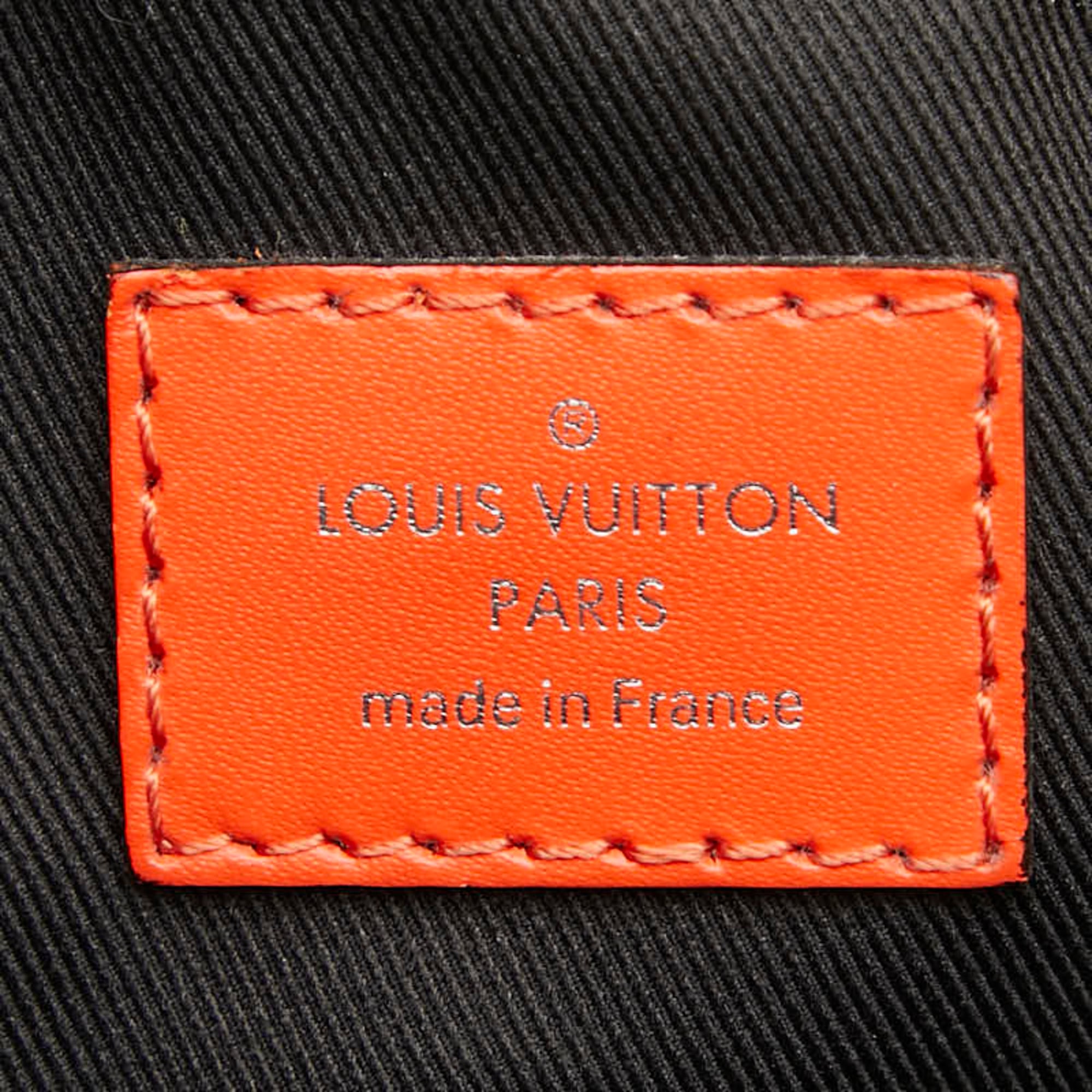 Louis Vuitton Blue Oxford Navy Blue Pvc Leather Shoulder Bag (Pre-Owned)