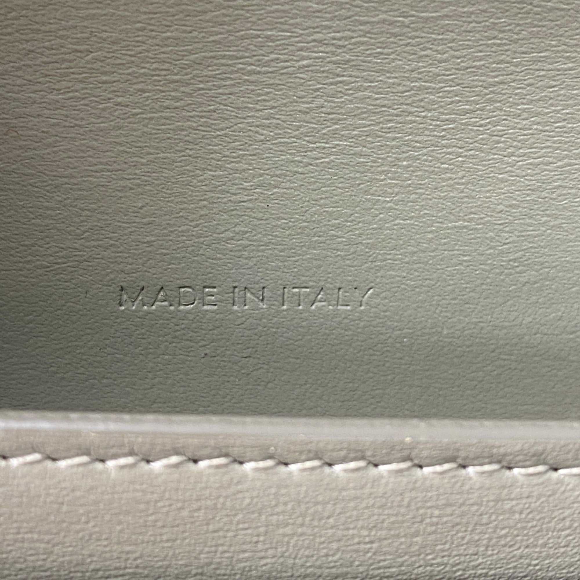 Celine Gray Khaki Leather Phone Wallet (Pre-Owned)