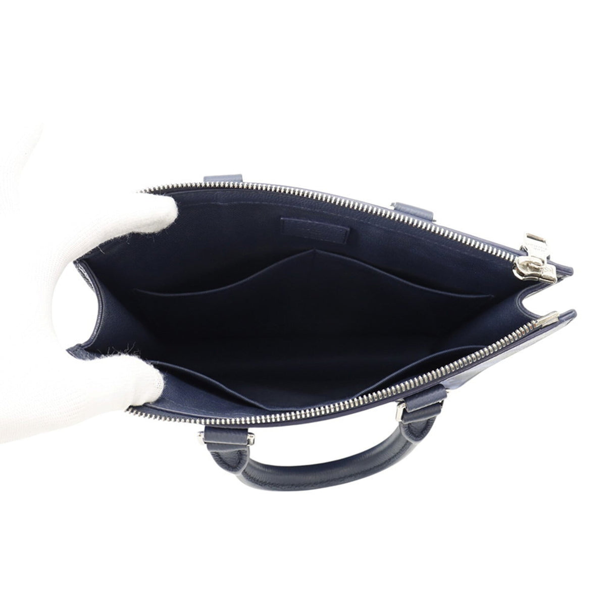 Louis Vuitton Navy Monogram Handbag (Pre-Owned)