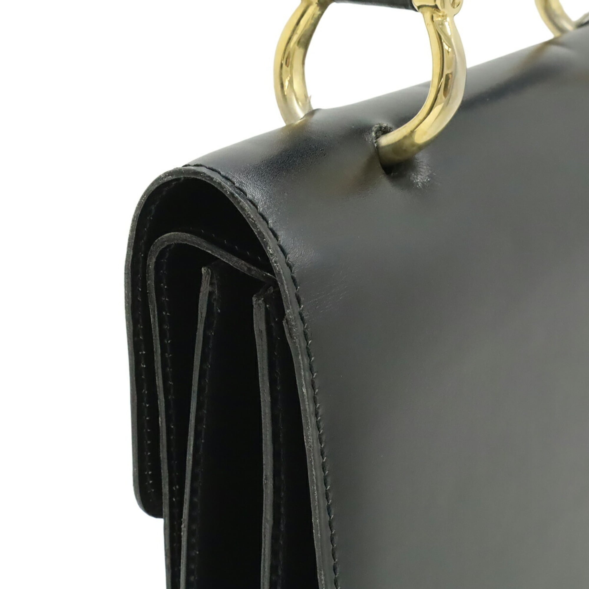 Celine Black Leather Handbag (Pre-Owned)