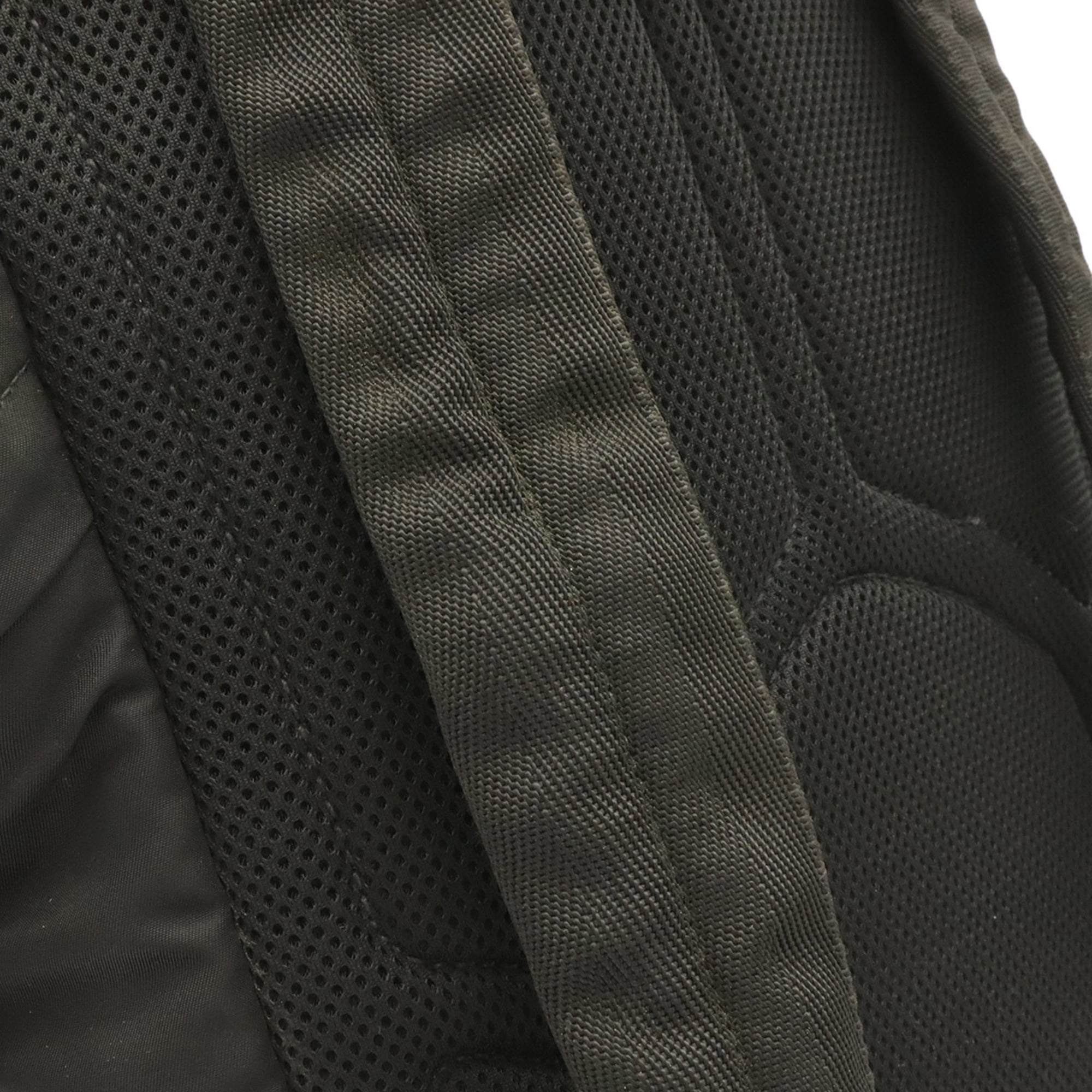 Prada Black Nero Nylon Leather Backpack Shoulder Bag (Pre-Owned)