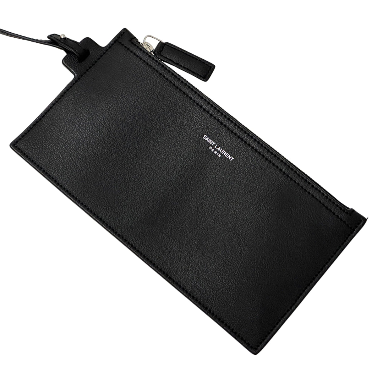 Saint Laurent Black Leather Tote Bag (Pre-Owned)