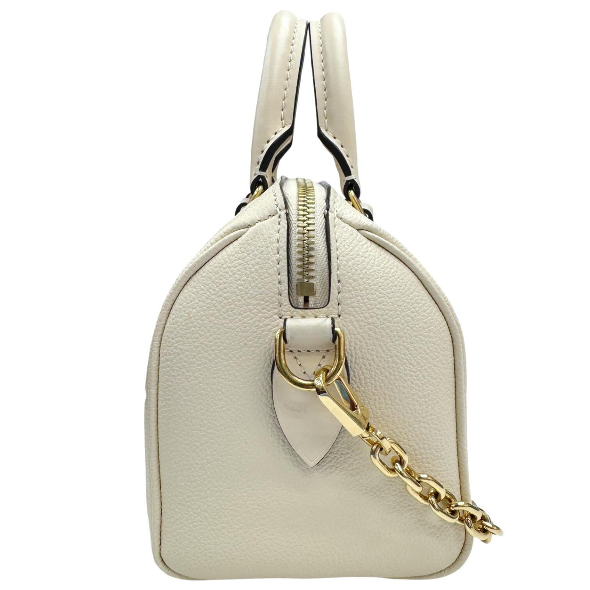 Louis Vuitton Monogram Empreinte Beige Cream Monogram Empreinte Boston Bag (Pre-Owned)